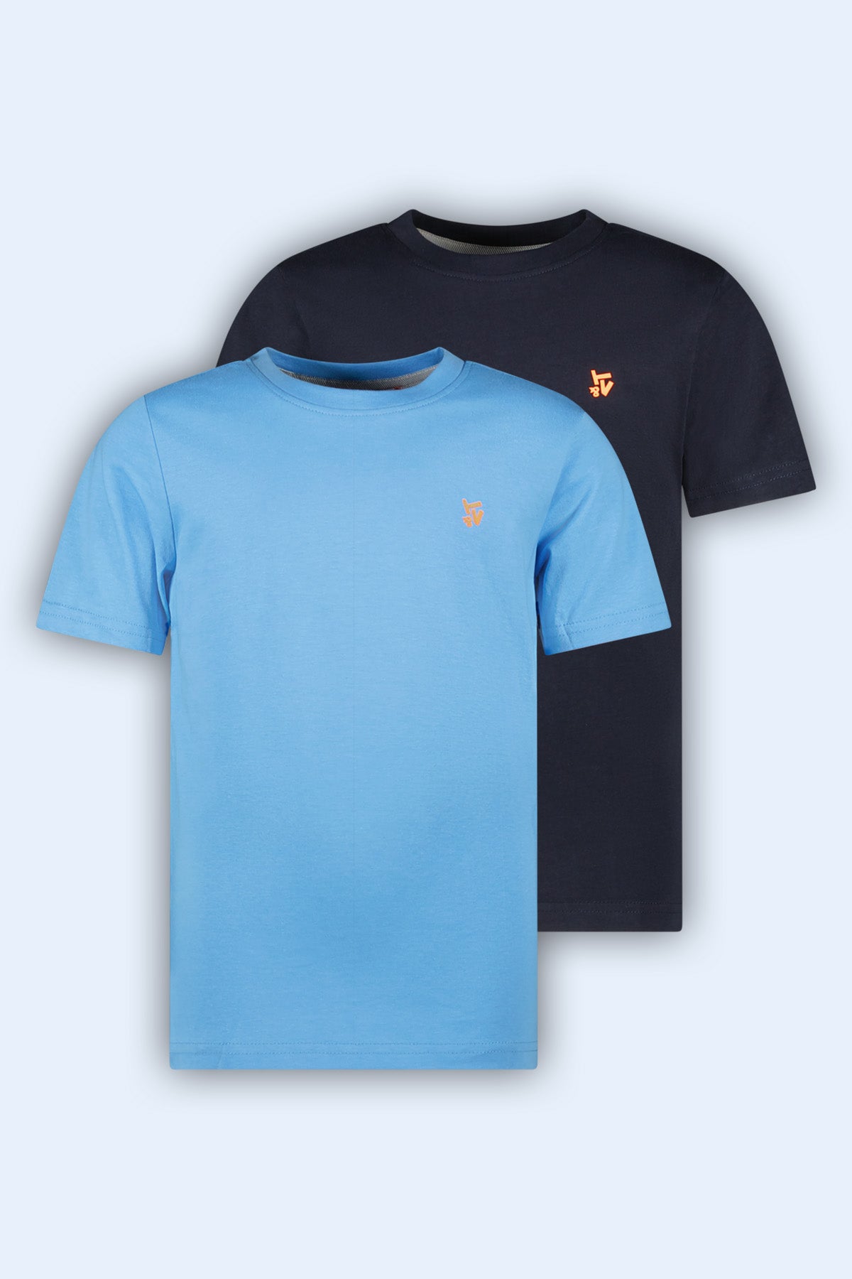 TYGO & vito 2er-Pack T-Shirt Stan Navy-Hellblau