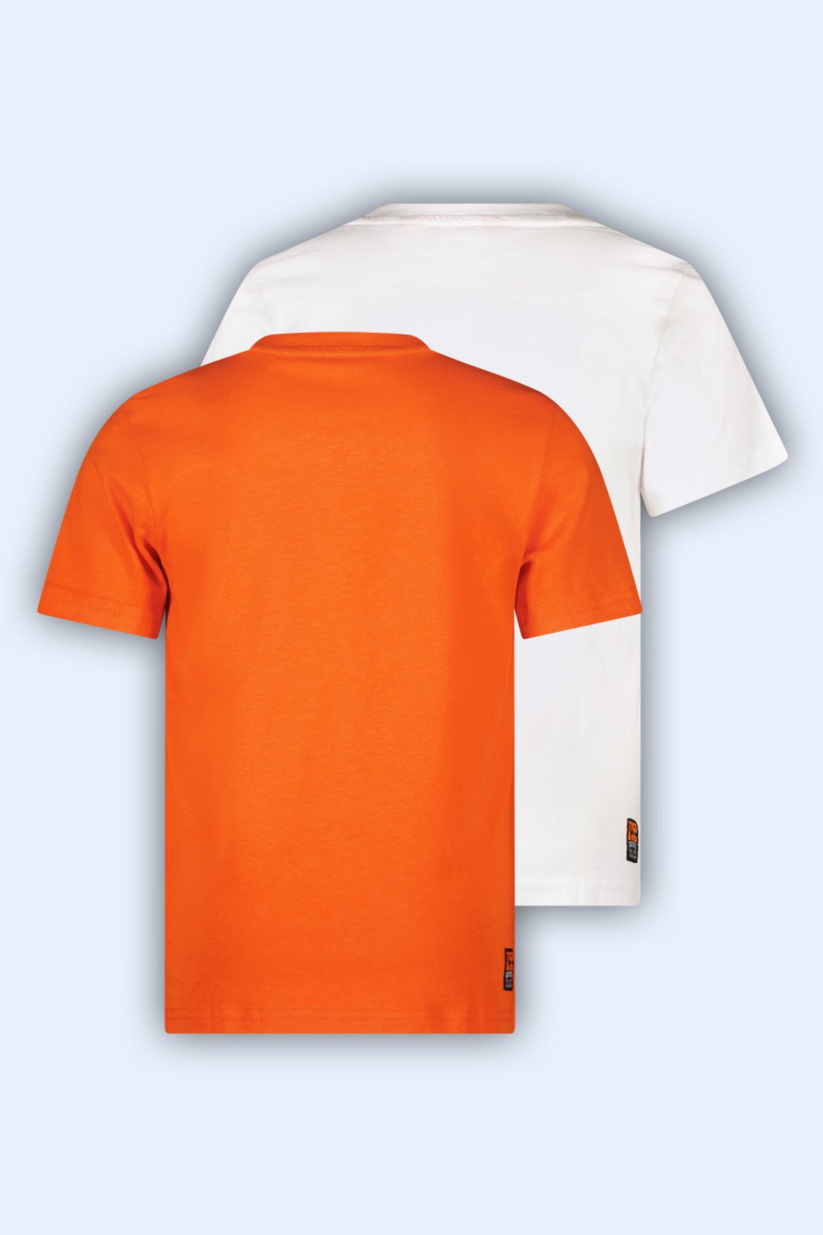 TYGO & vito 2-Pack T-shirt Stan Oranje-Wit