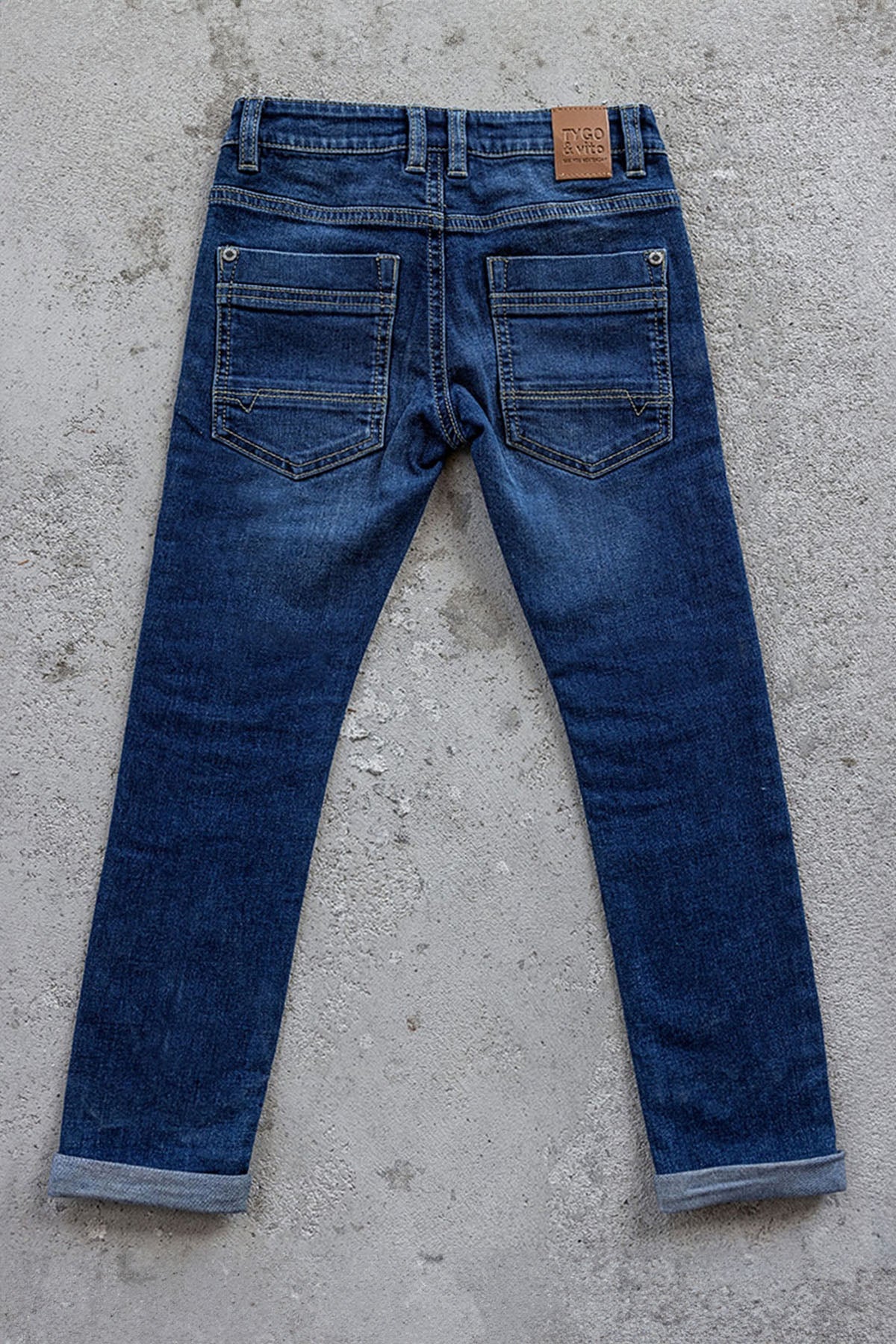 Skinny Fit Jeans Dark Used - TYGO&vito
