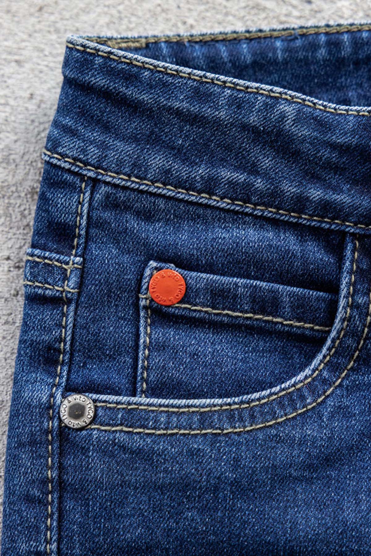 Skinny Fit Jeans Dark Used - TYGO&vito