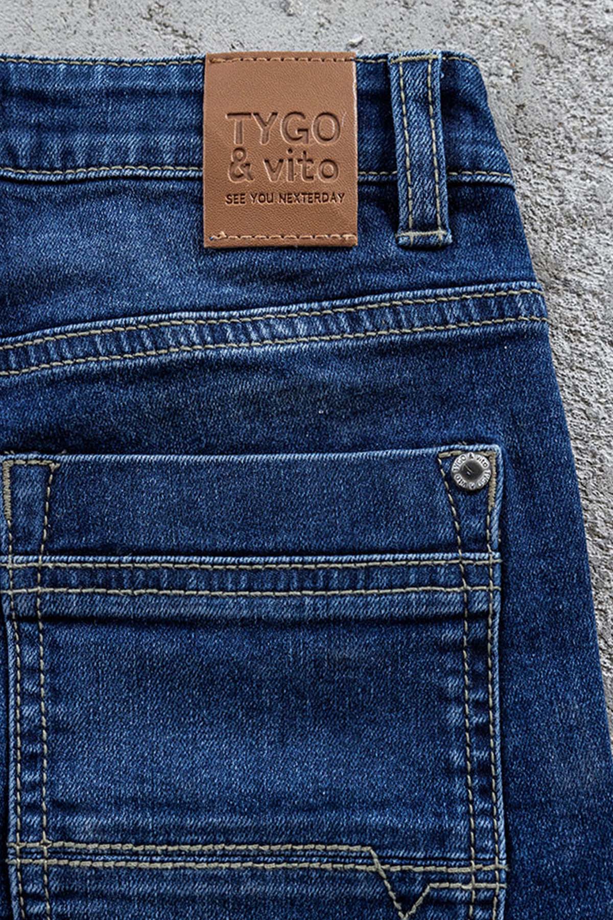 Skinny Fit Jeans Dark Used - TYGO&vito