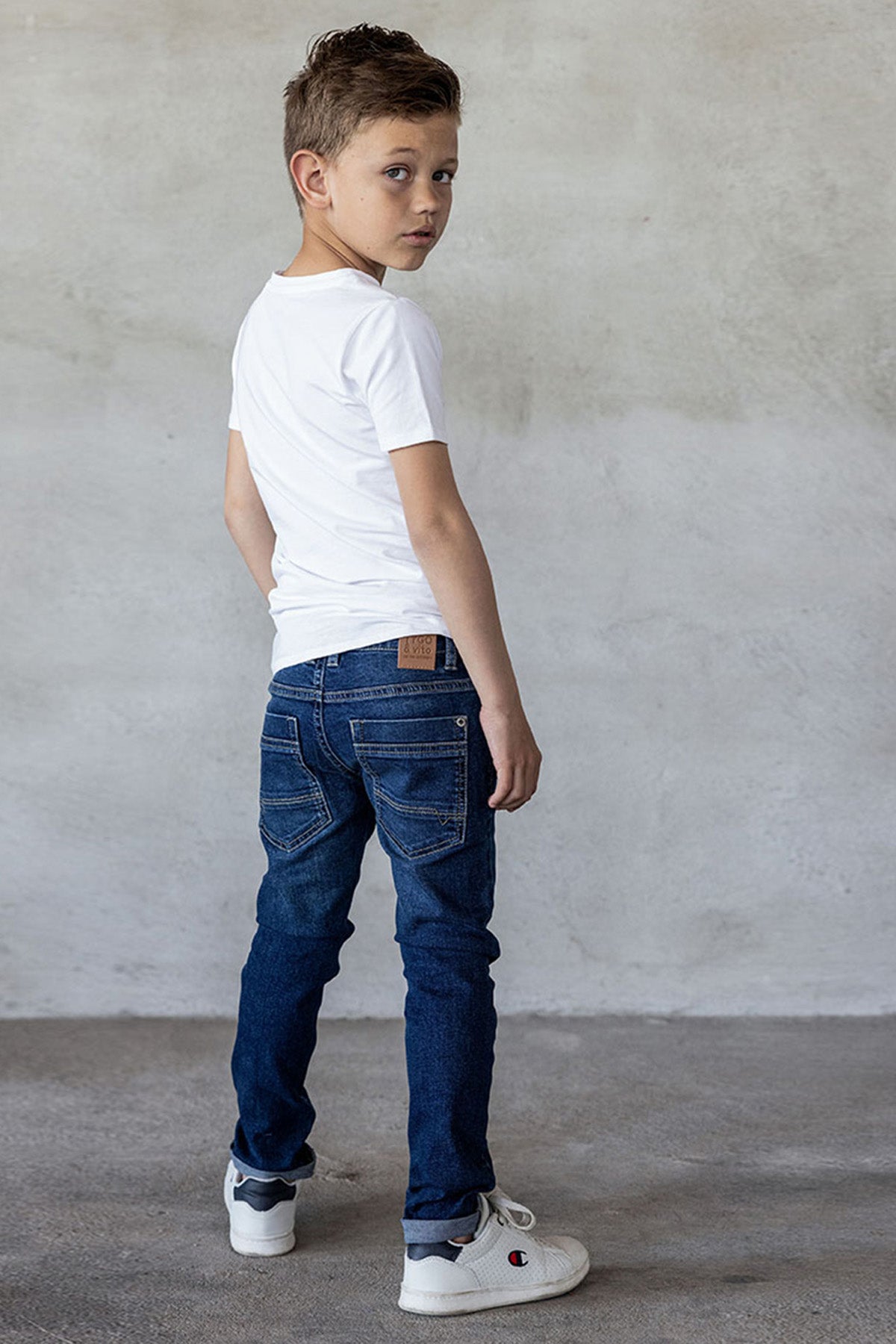 Skinny Fit Jeans Dark Used - TYGO&vito