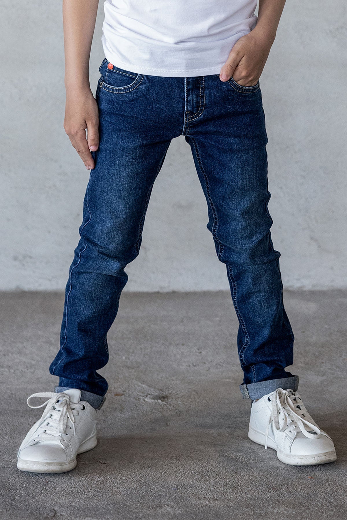 Skinny Fit Jeans Dark Used - TYGO&vito