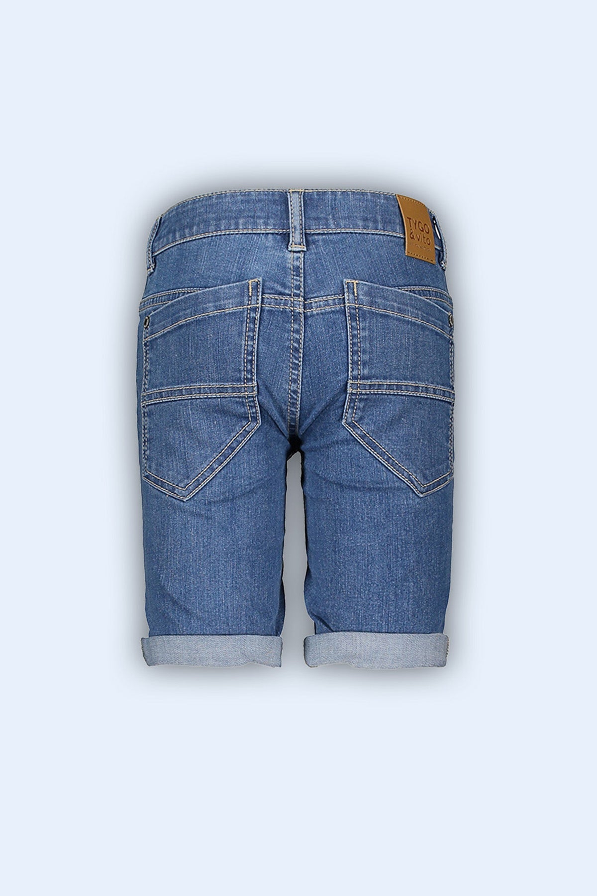 Stretch Denim Shorts Light Used - TYGO&vito
