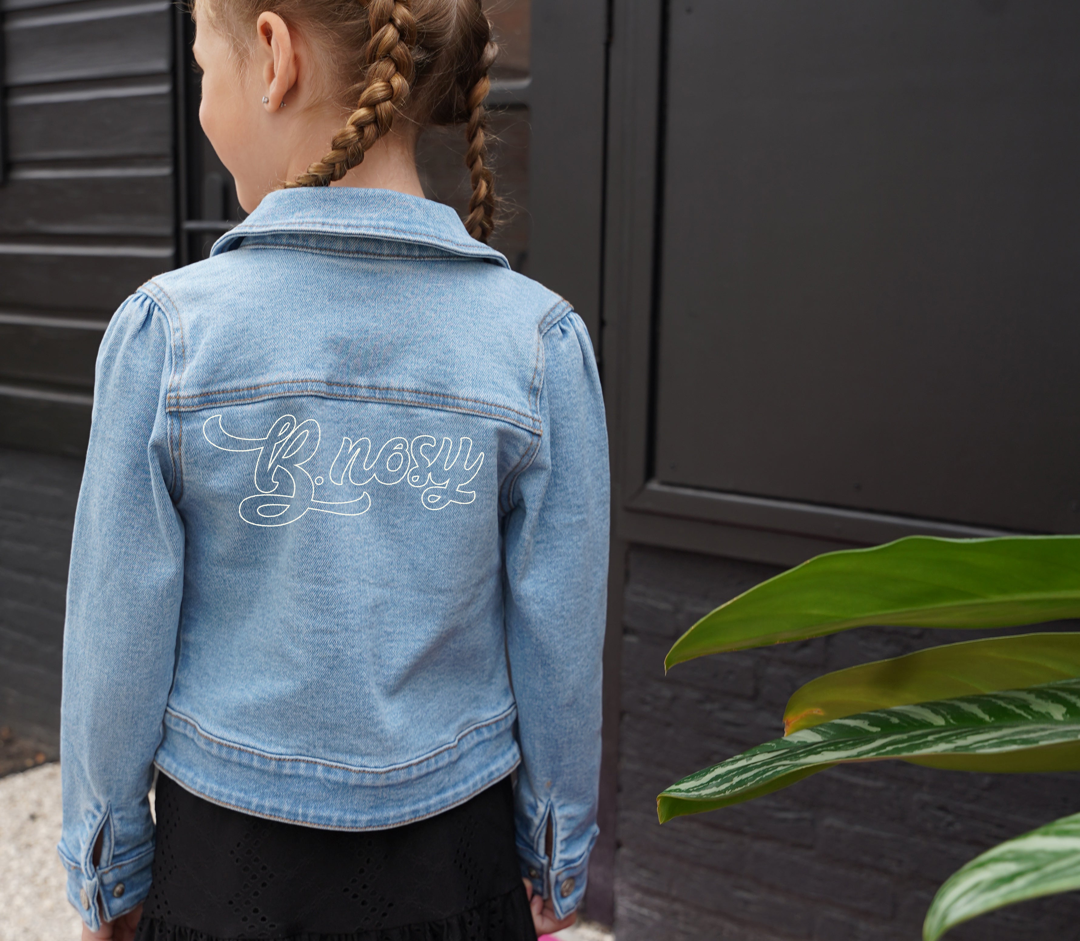 B.Nosy Girls Denim Jacket W/ Zipper