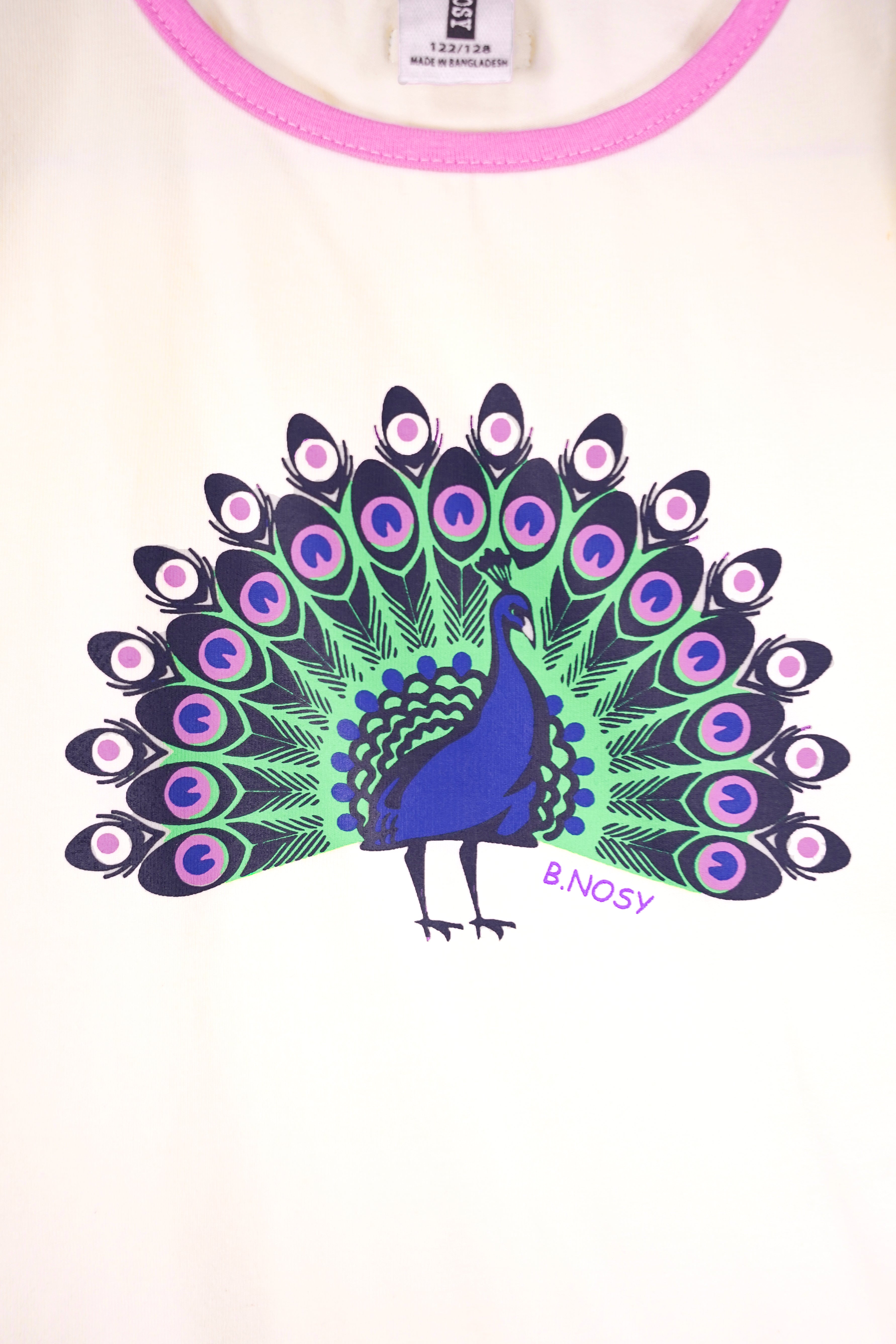 B.Nosy Girls Shirt W/ Jersey Straps On Hem