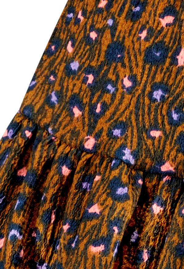 B.Nosy Girls Short Skirt W/ 2 Different Ao Print