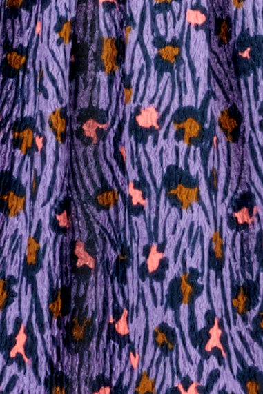 B.Nosy Girls Dress In Leo Aop Smock Wb And Ruffles At Shoulder