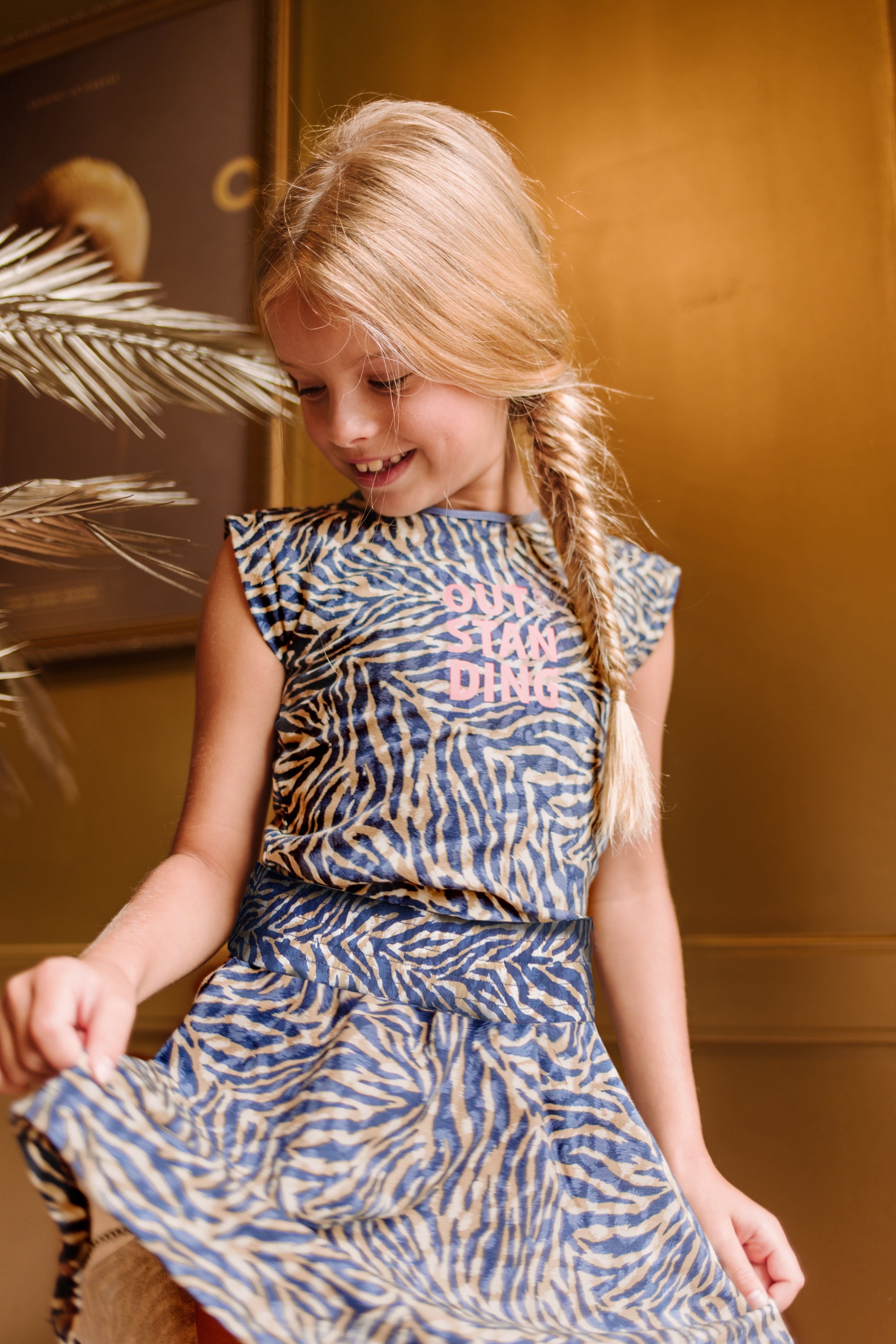 B.Nosy Girls Sleeveless Dress W/ Smock Waistband