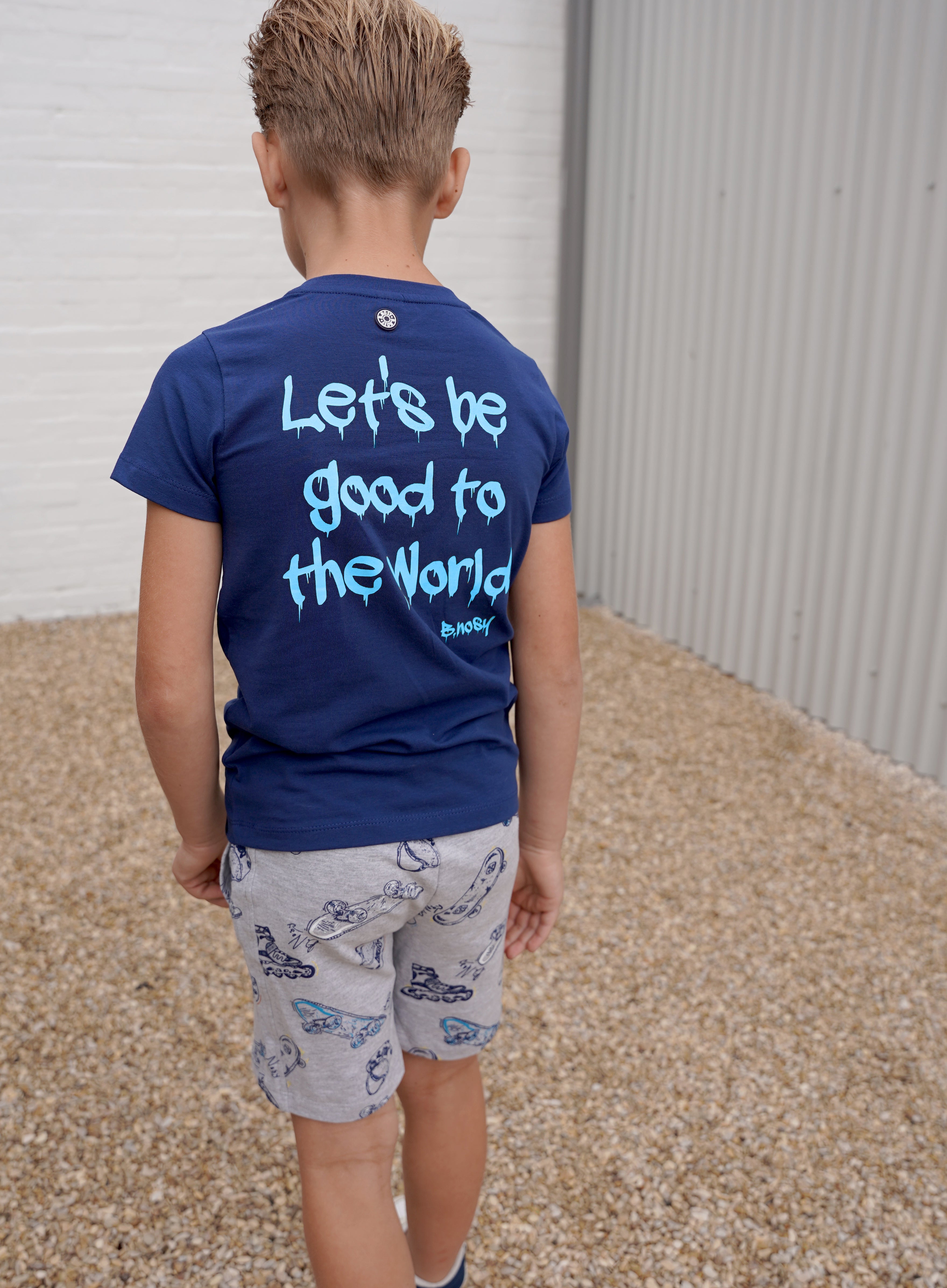 B.Nosy Boys Short Jog Denim Slip-On Pants