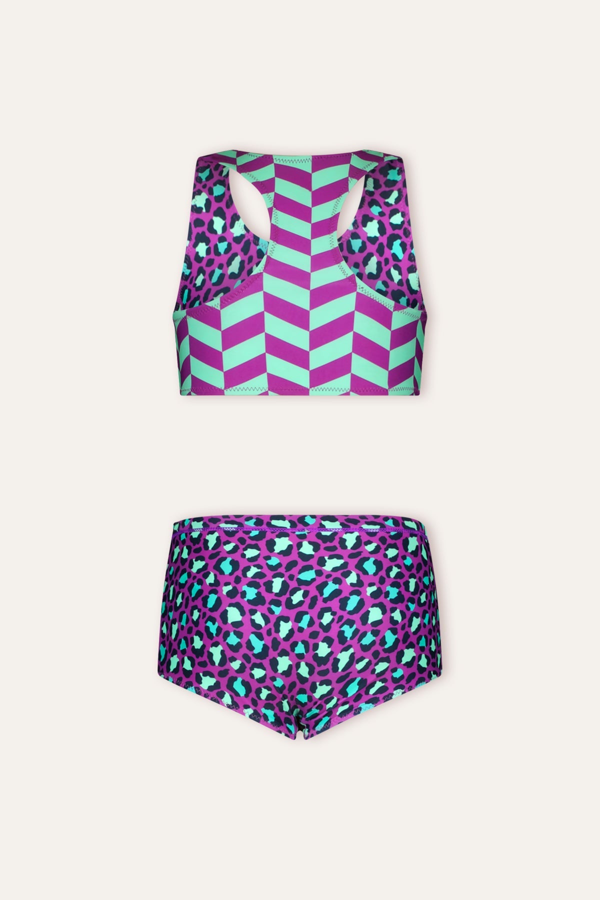 B.Nosy Anniek Reversible Bikini Aqua-Paars