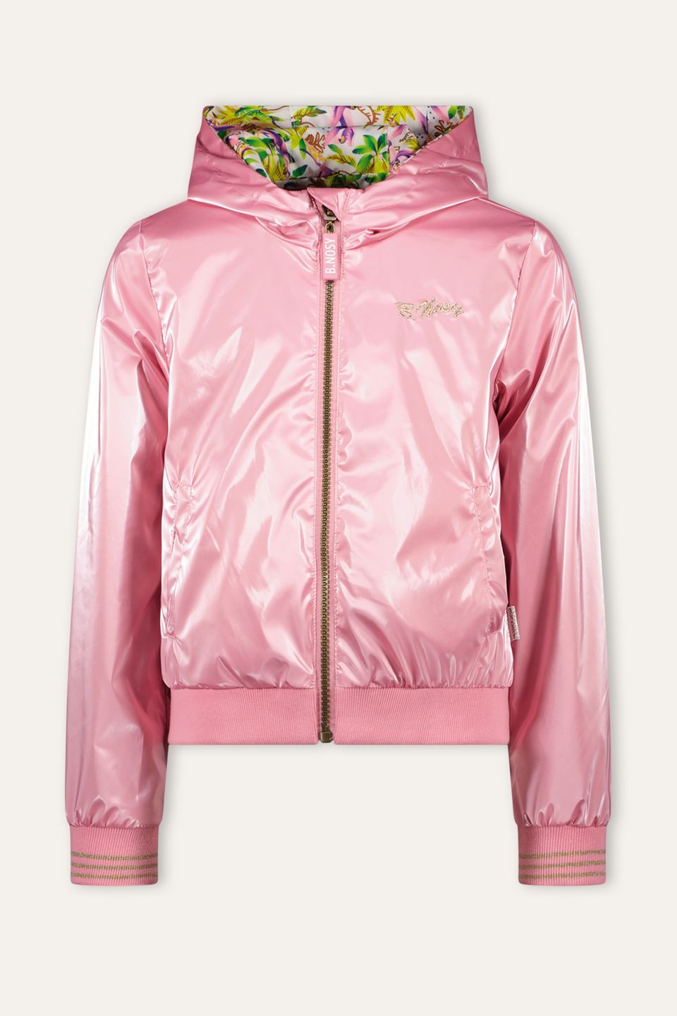 B.Nosy Fayah Reversible Zomerjas Roze-Bloem