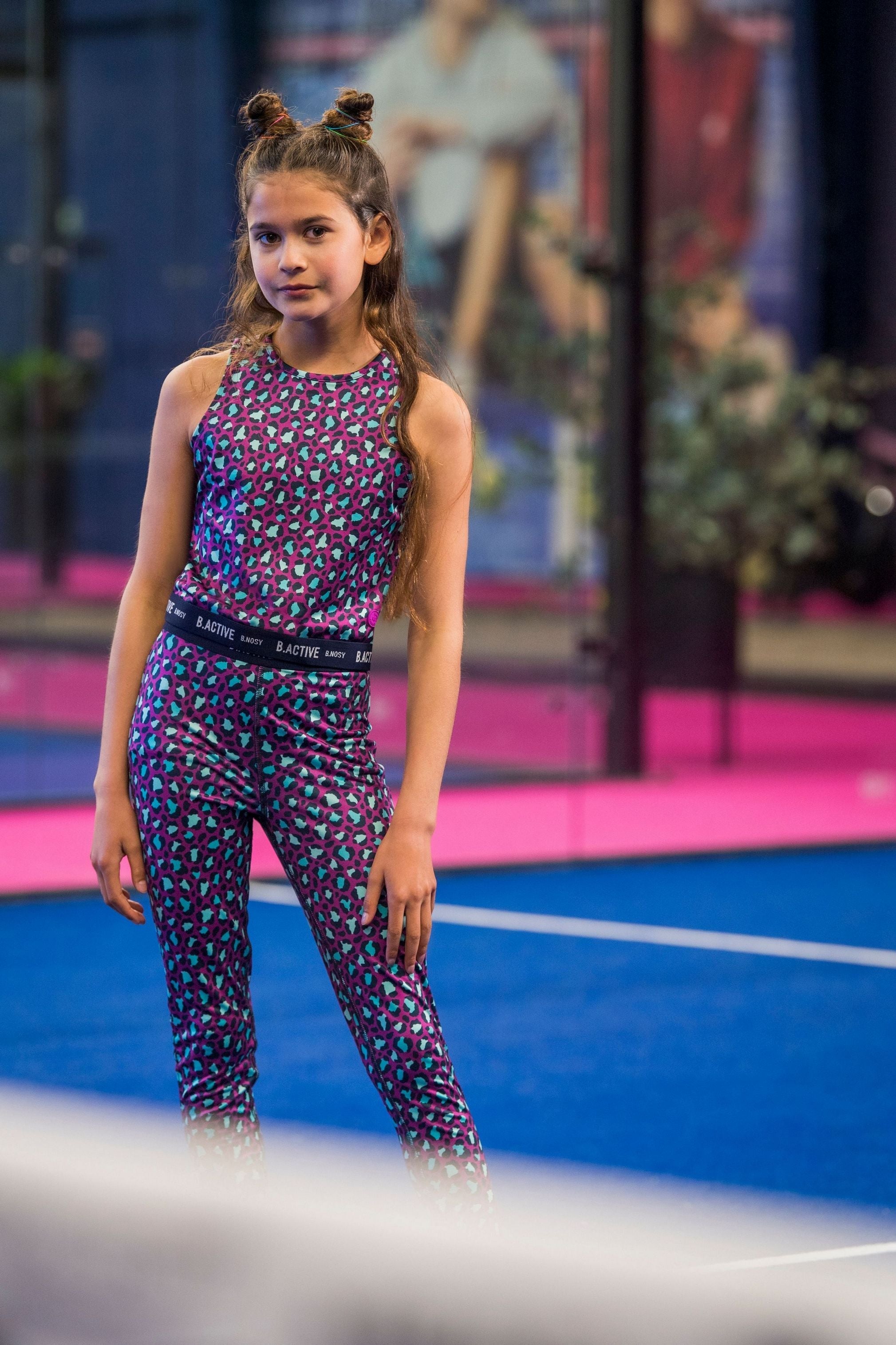 B.Nosy Amber Sports Leggings Aqua Panther
