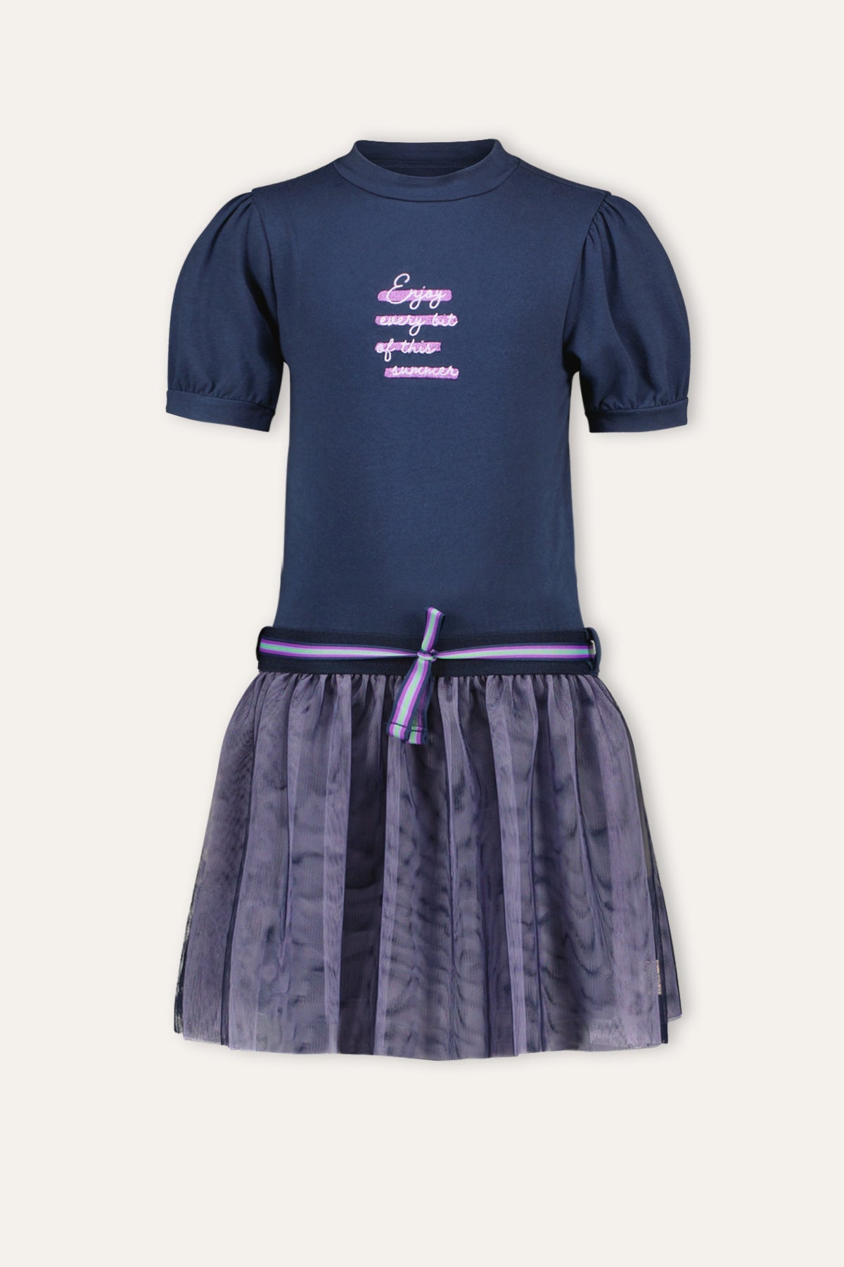 B.Nosy Victoria Tule Jurk Navy