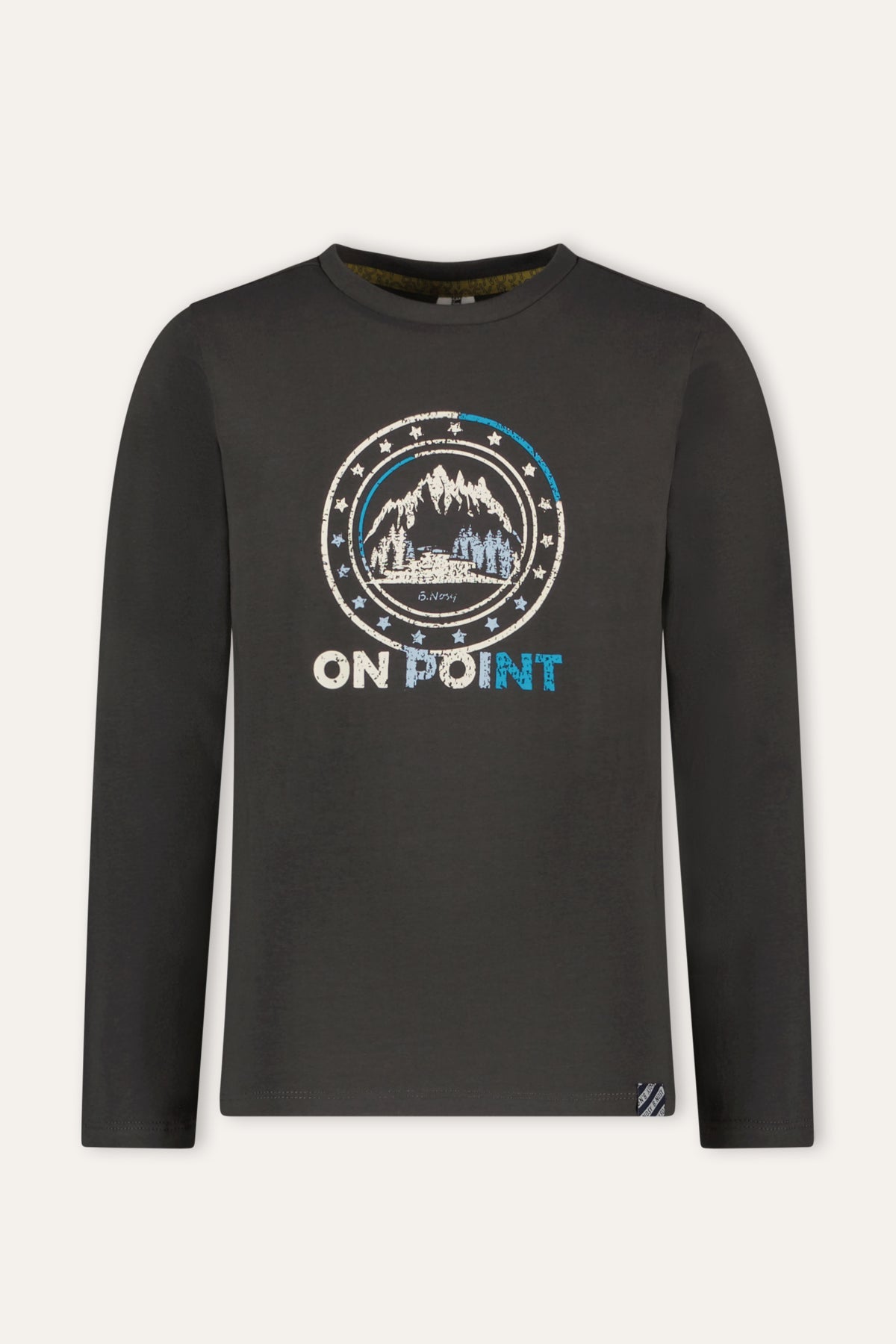 B.Nosy Tobias T-Shirt Antraciet