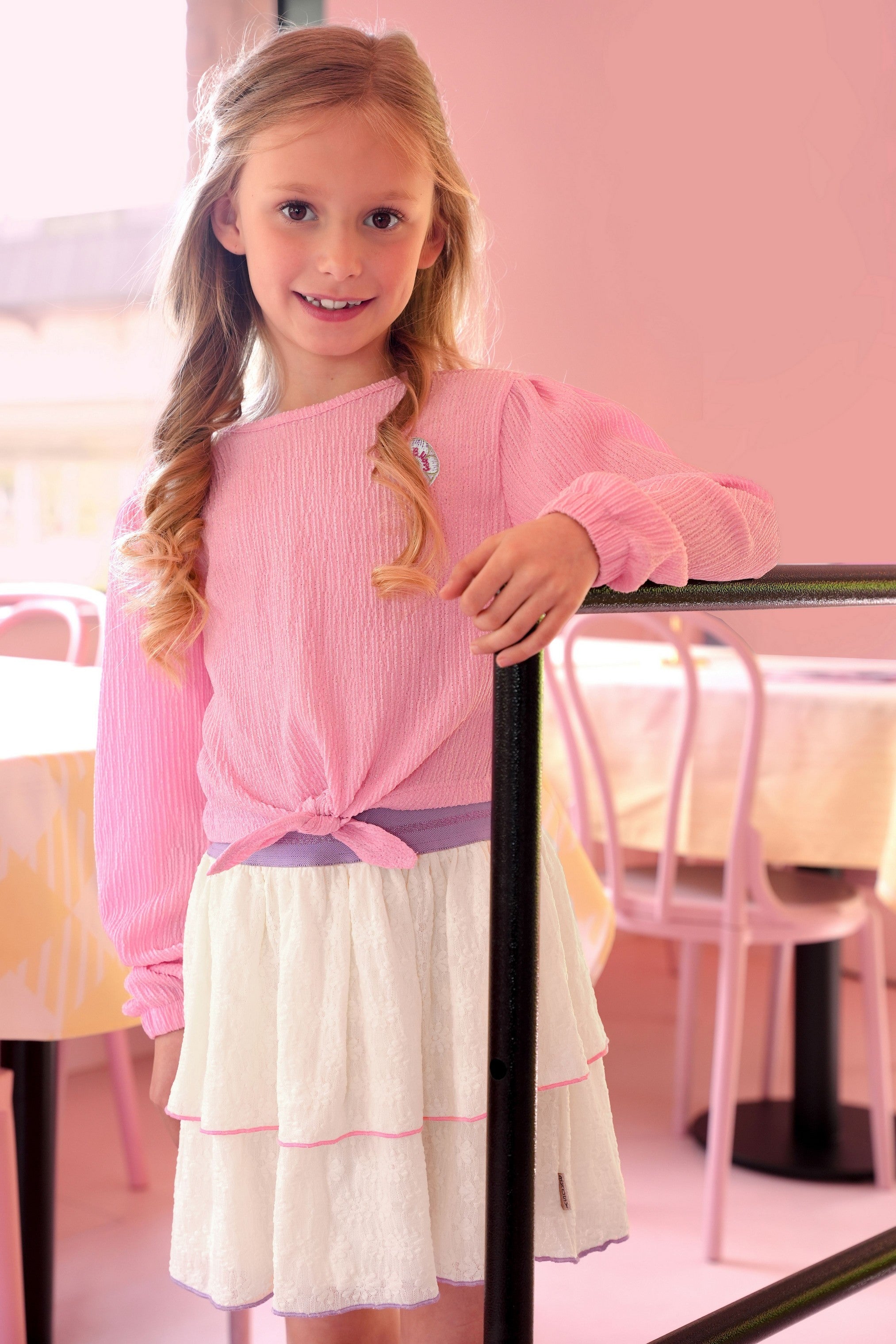 B.Nosy Tori Langarmshirt rosa