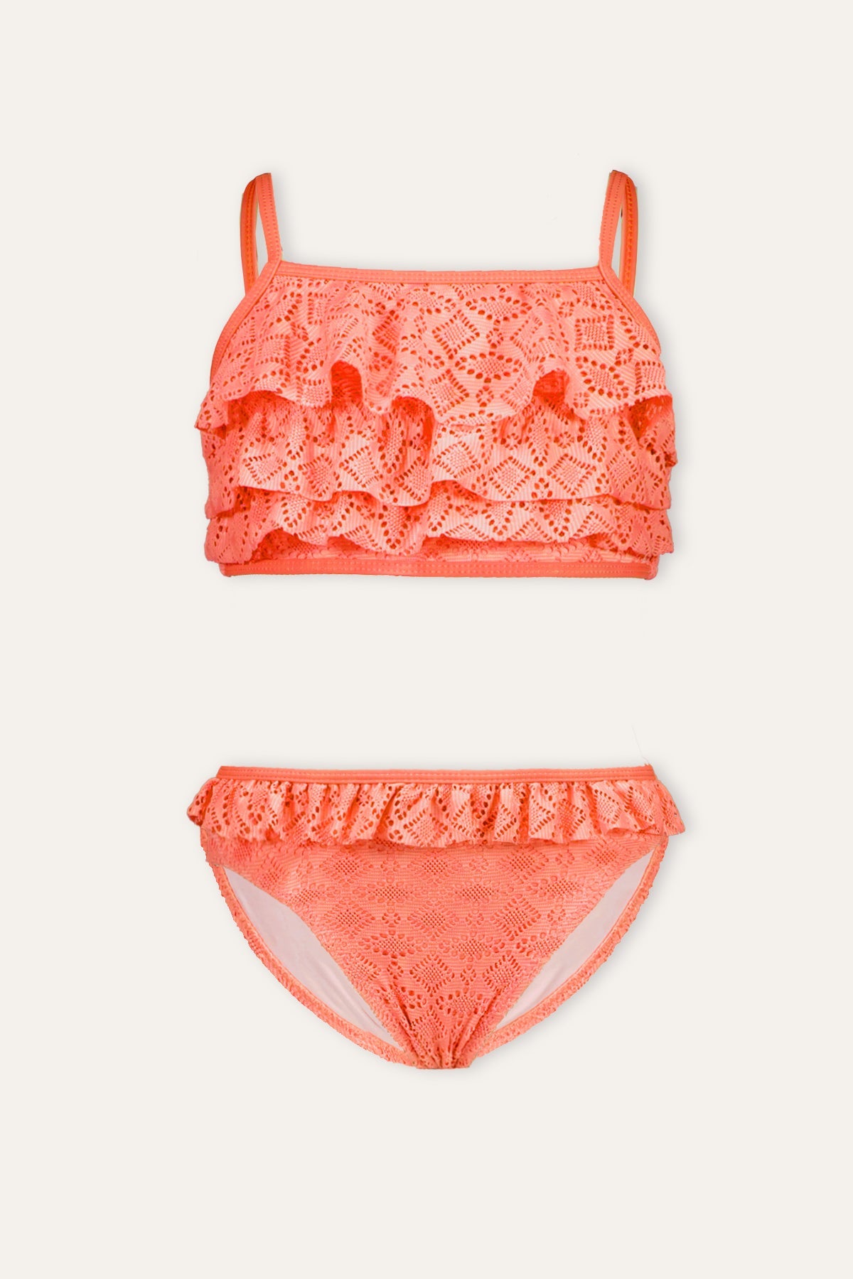 B.Nosy – Bikini mit Lochstickerei „Whitney“ in Blush