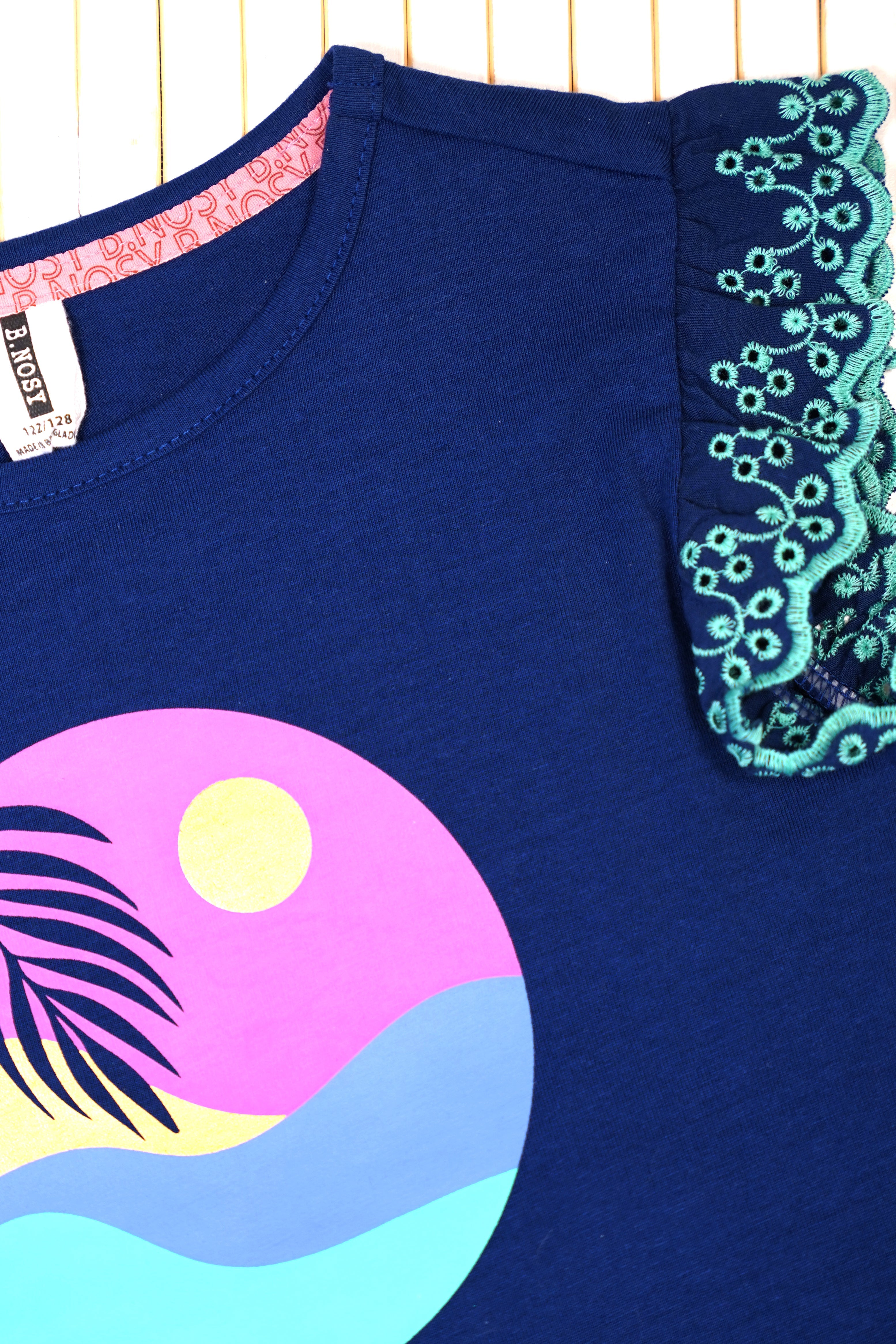 B.Nosy T-shirt Taria blauw Overjoyed