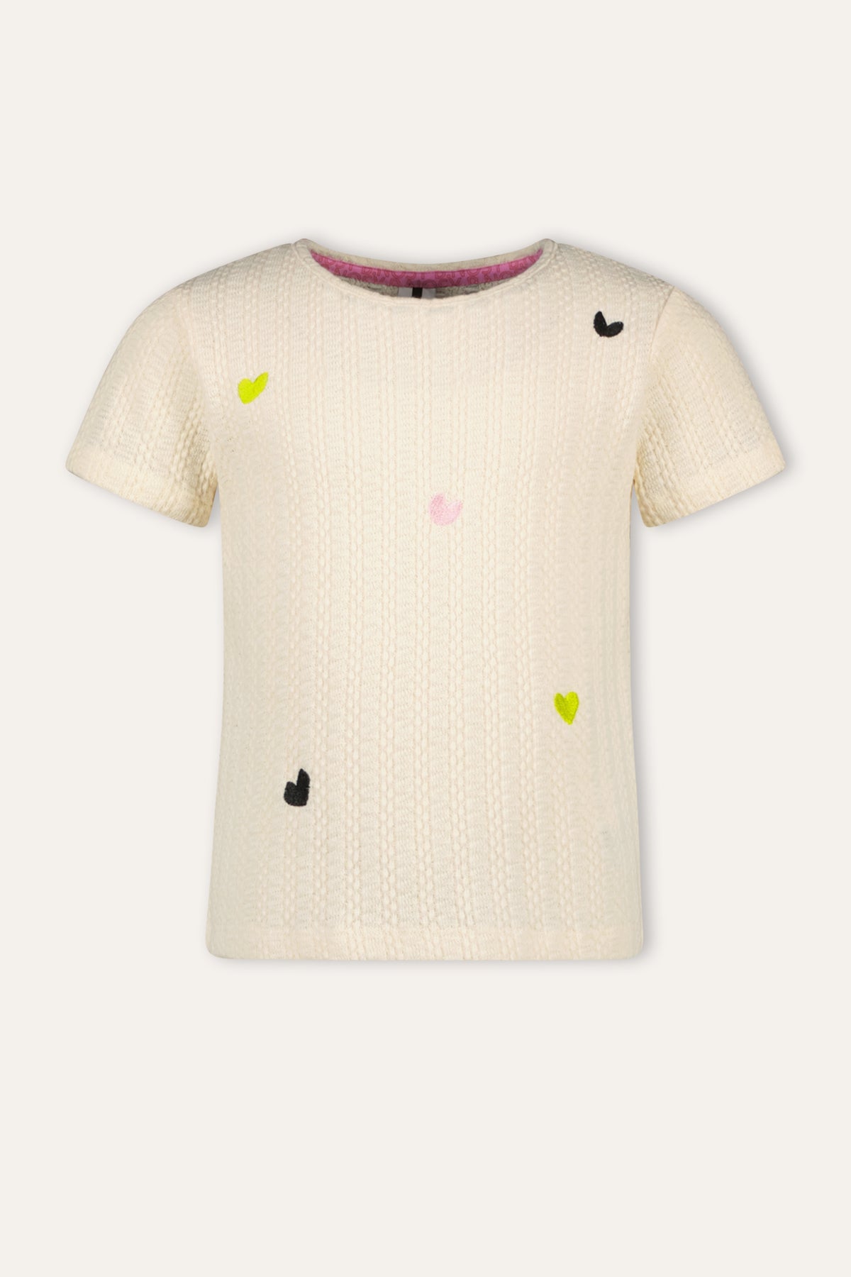 B.Nosy T-Shirt Tiff weiß Zitrone