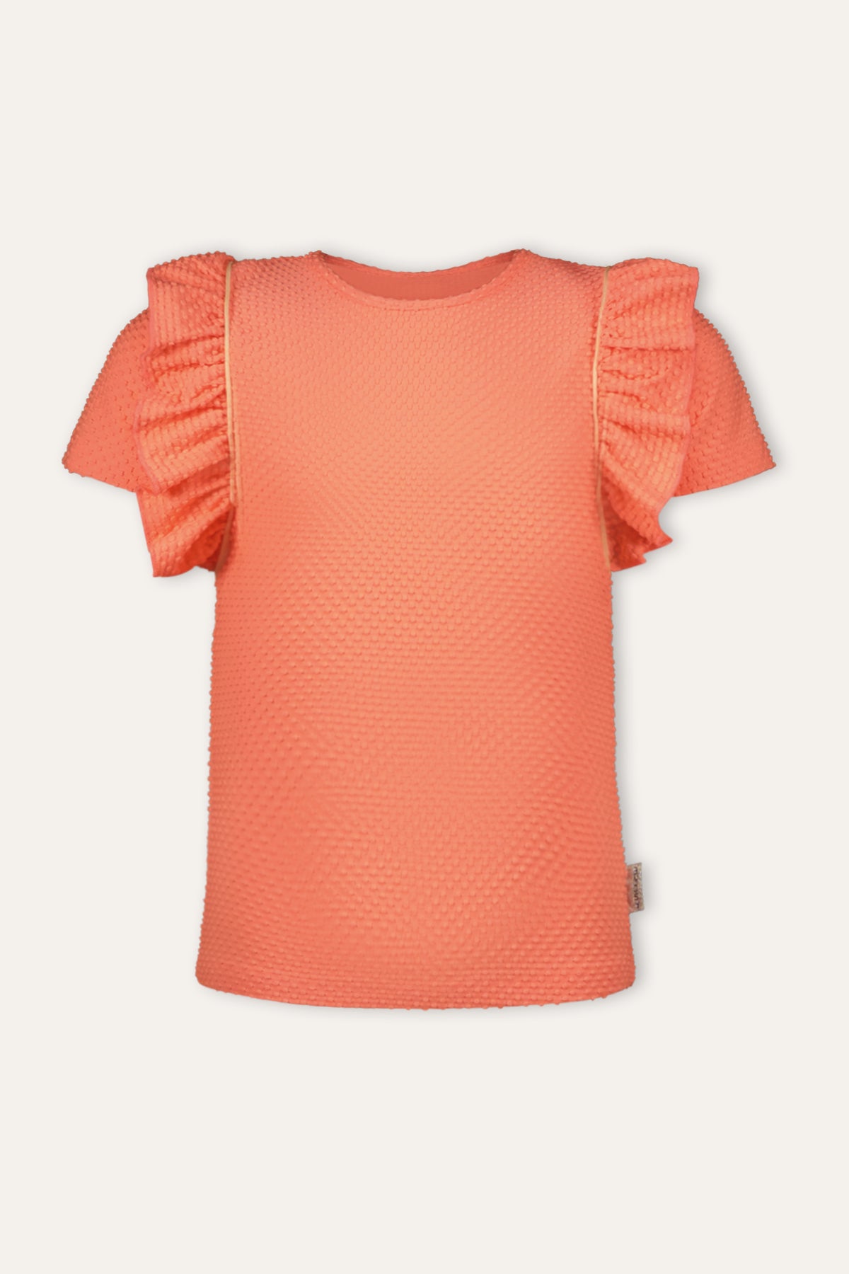 B.Nosy T-Shirt Teddie Neon-Pfirsichblüte