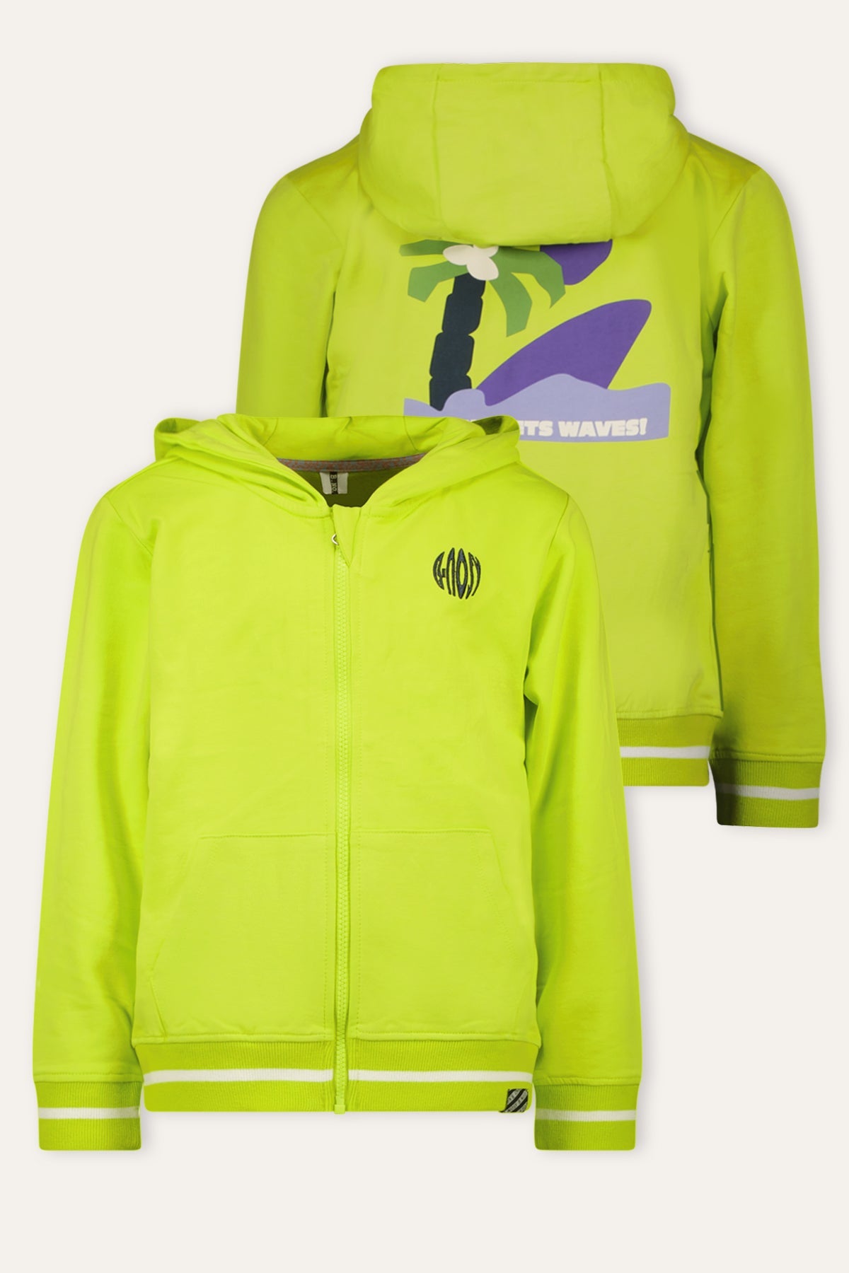 B.Nosy vest Cody lichtgroen Surf