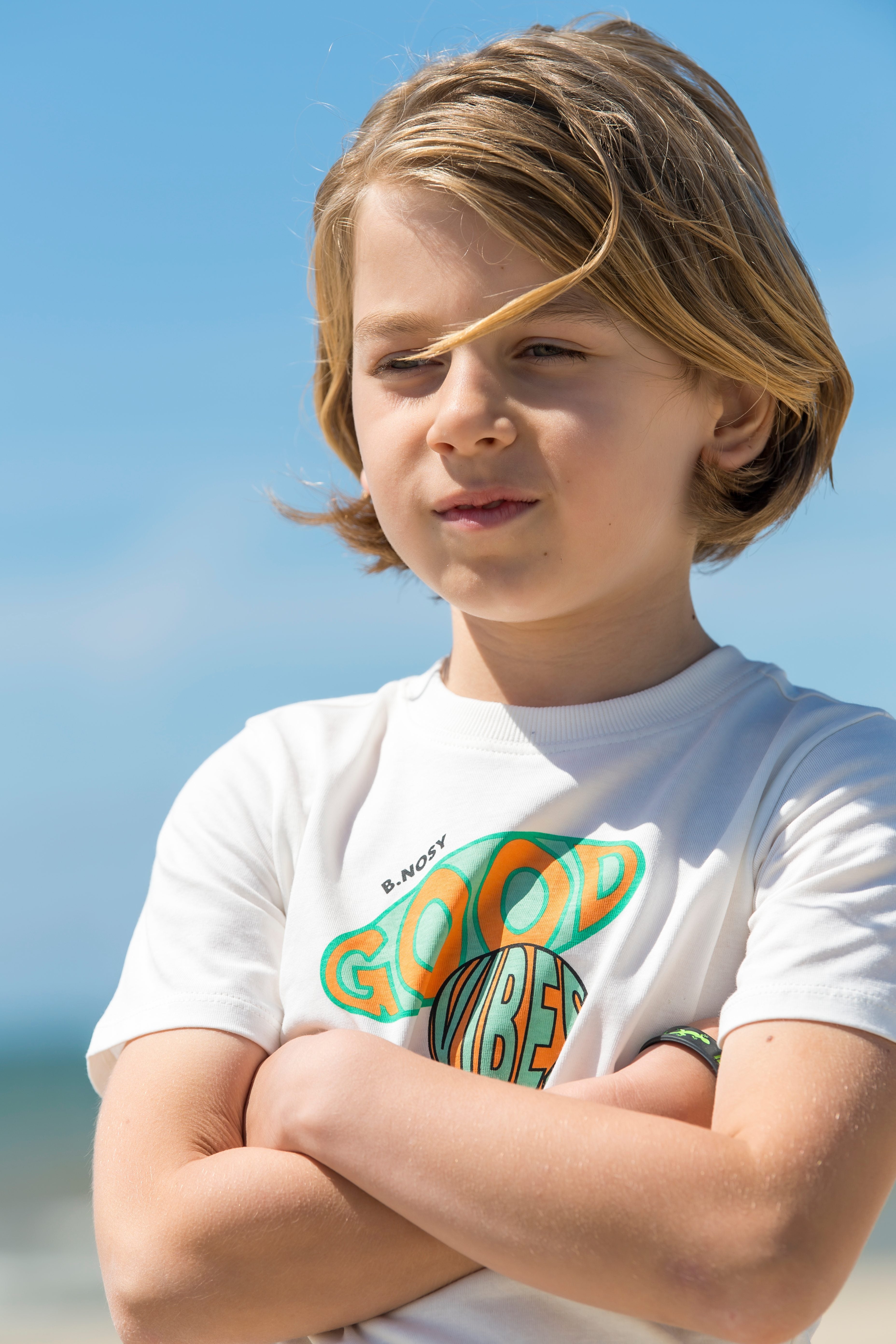 B.Nosy T-Shirt Timmy weiß Smiley