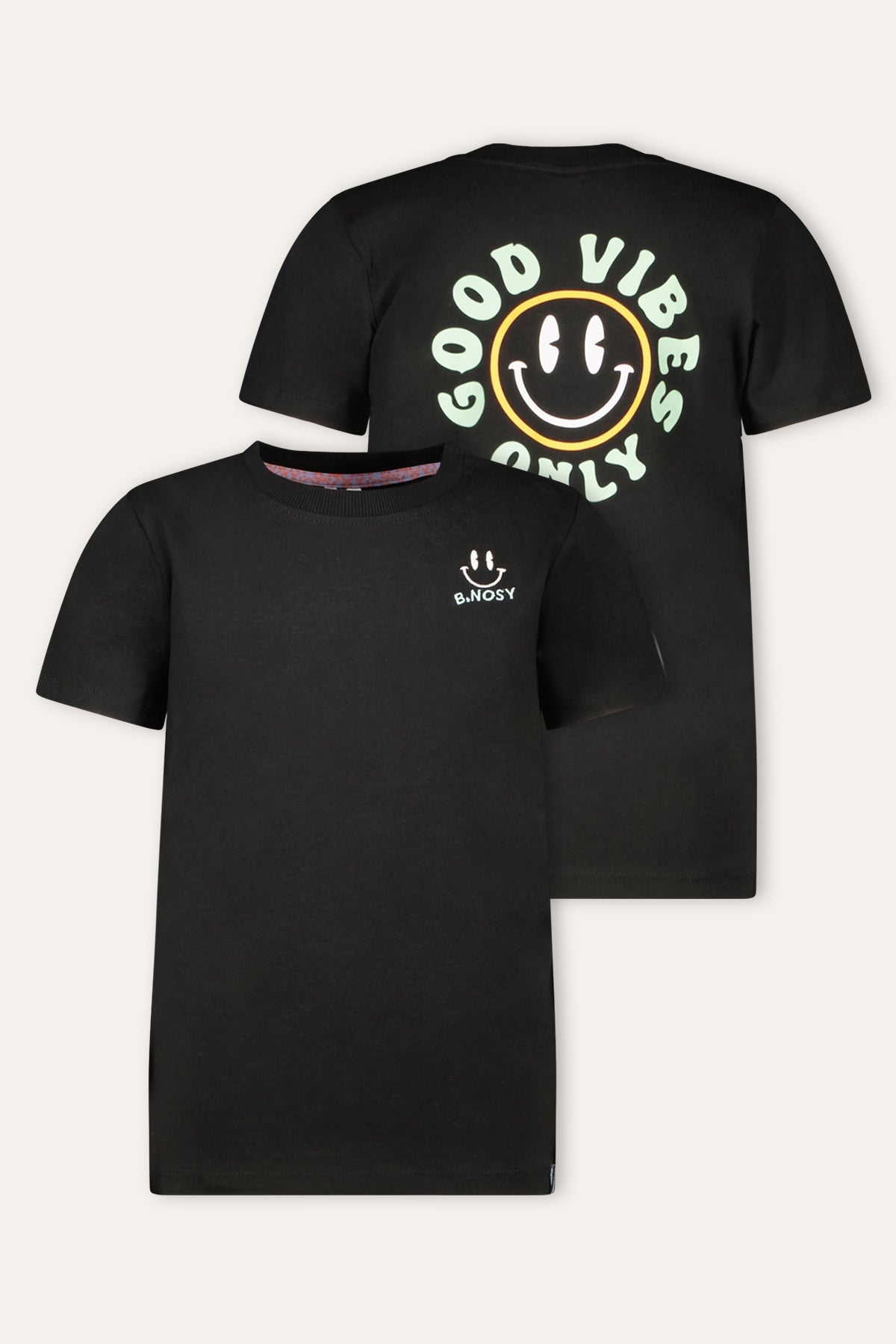 B.Nosy T-shirt Timmy donkergroen Smiley