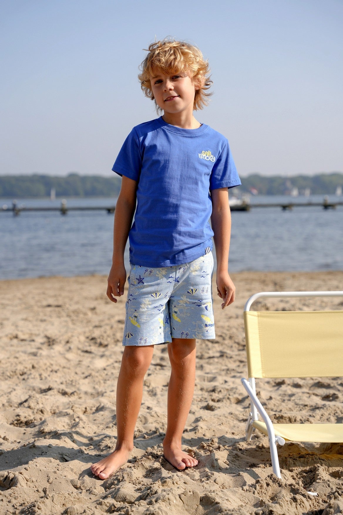 B.Nosy T-shirt Timmy donkerblauw Sailing