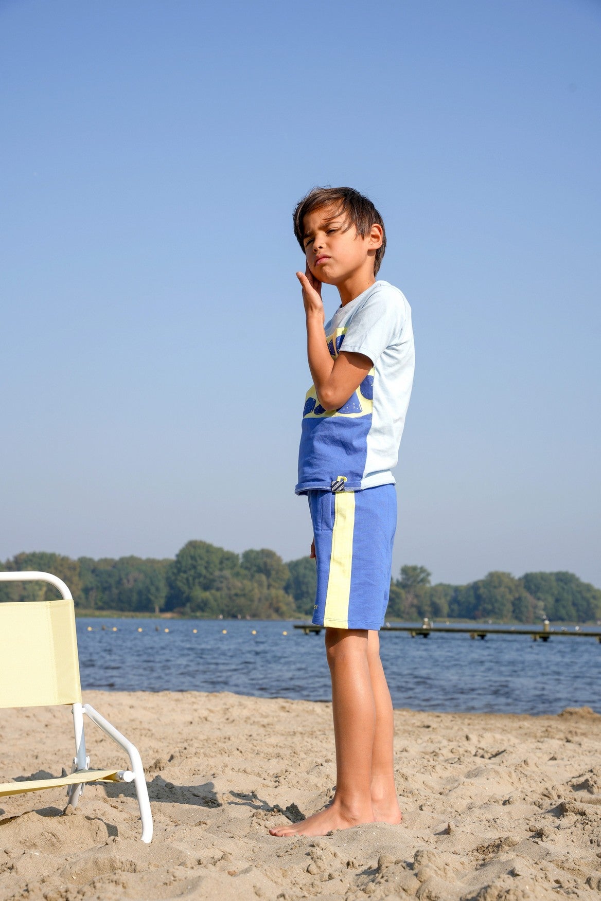 B.Nosy T-shirt Tyler colorblock Sailing