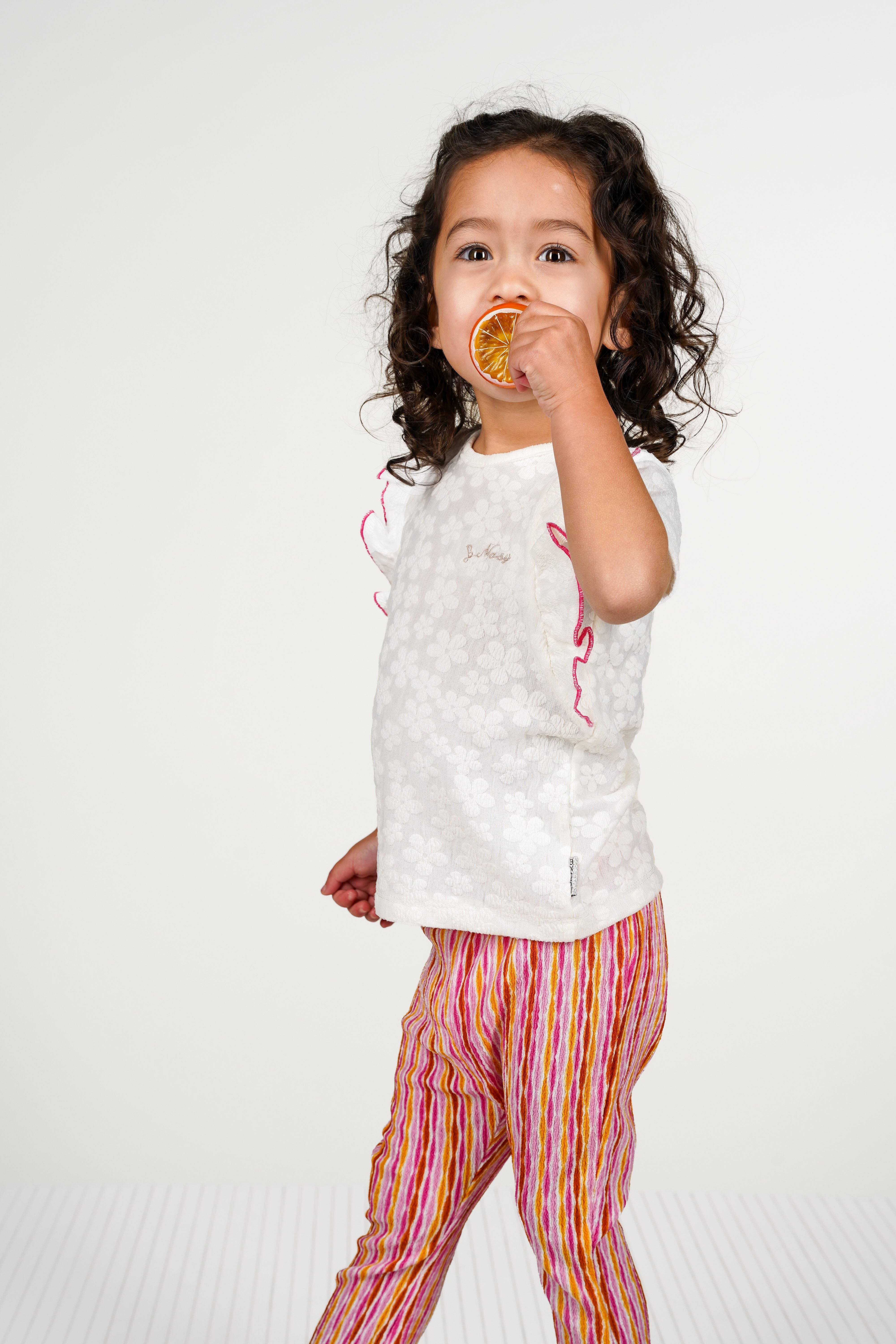 B.Nosy Mini's T-shirt Blake wit Mesmerized