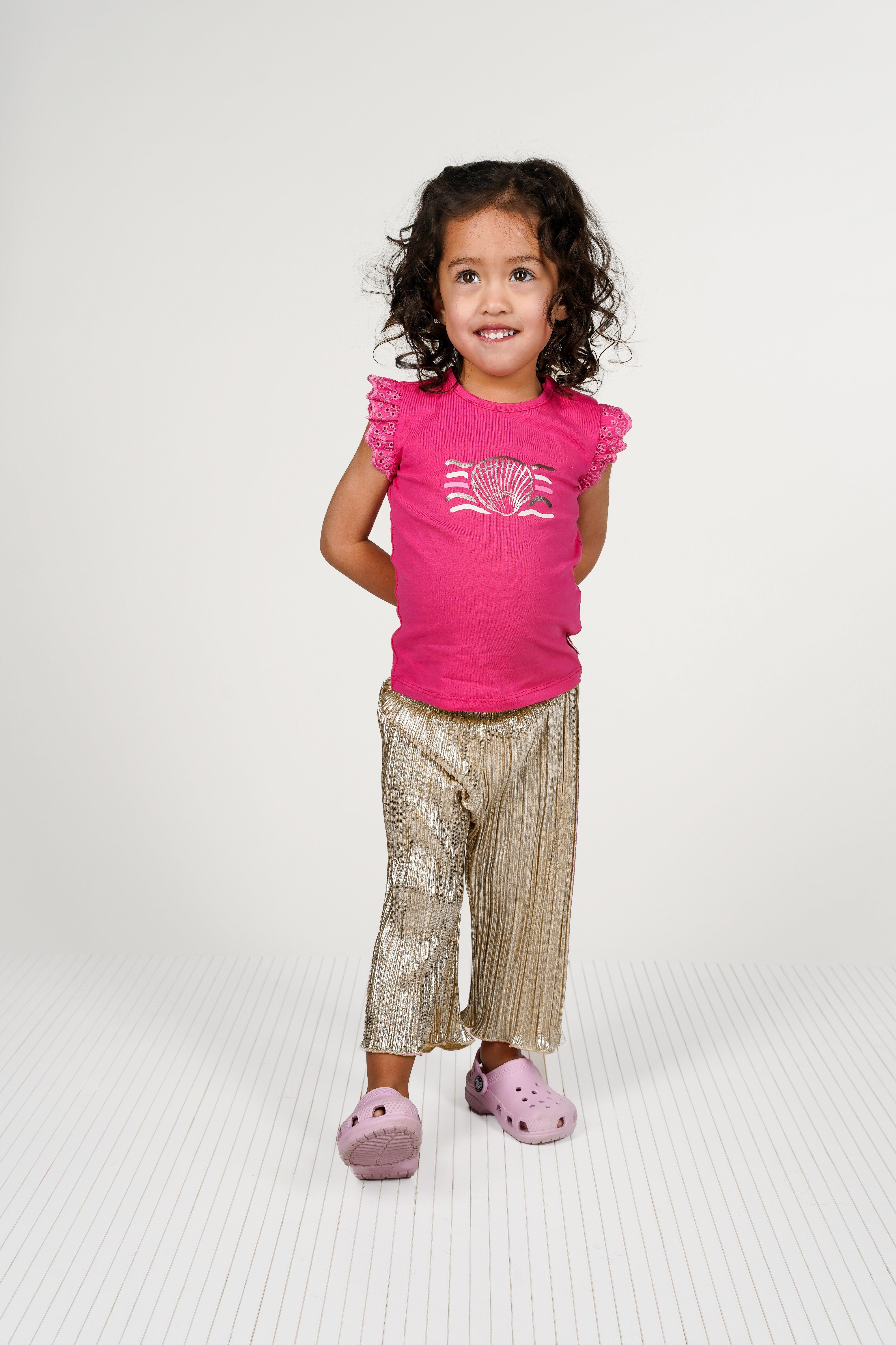 B.Nosy Mini's T-shirt Taria licht roze Mesmerized