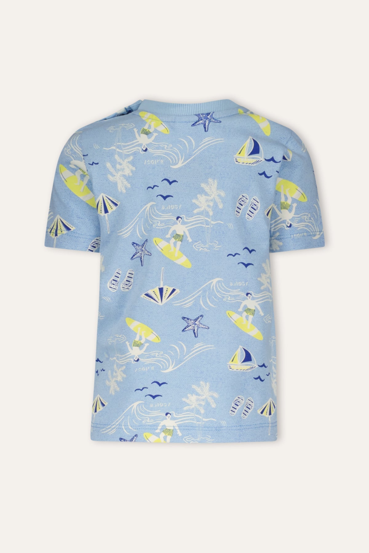 B.Nosy Mini's T-shirt Timmy blauw Sailing