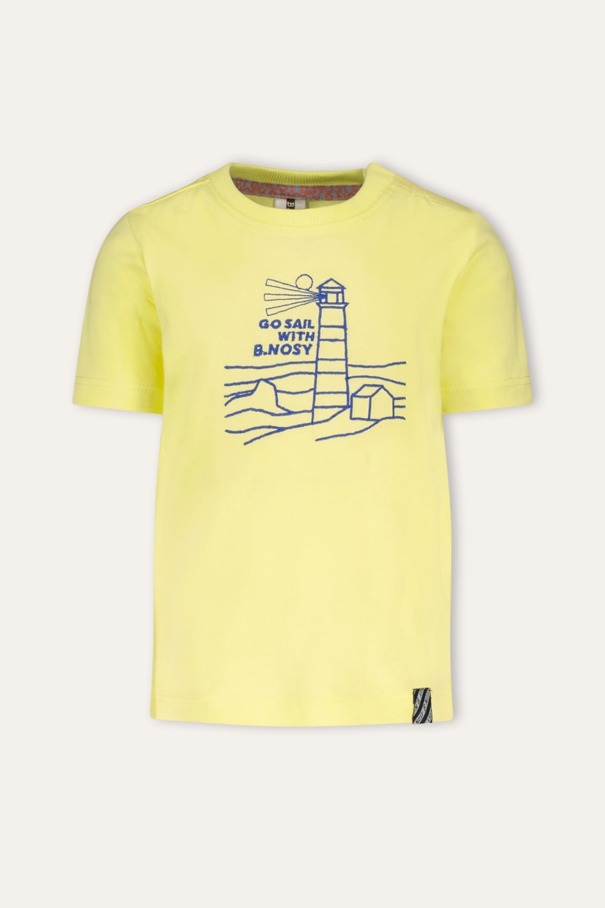 B.Nosy Mini's T-shirt Thymen geel Sailing