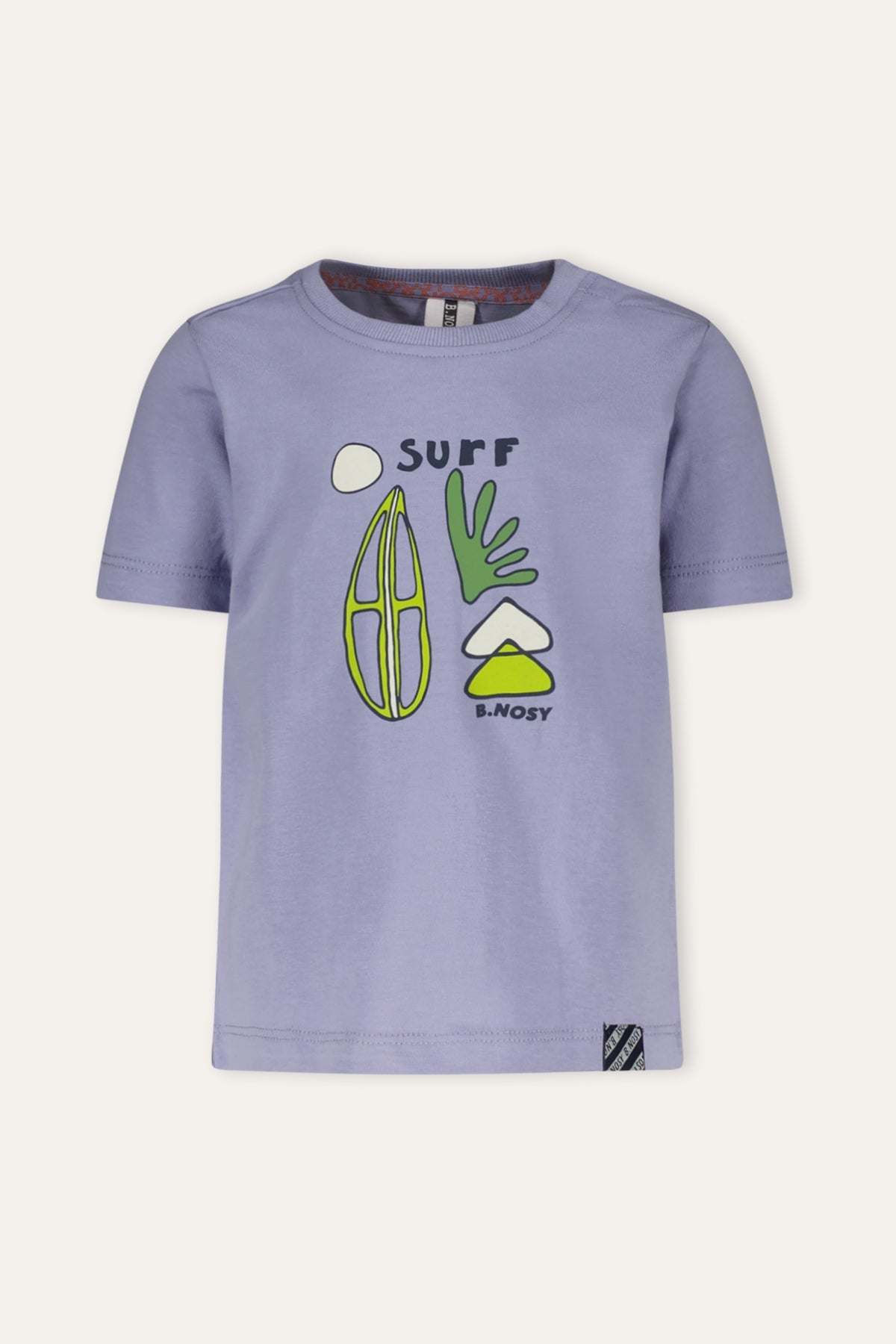 B.Nosy Mini's T-shirt Thymen lichtblauw Surf