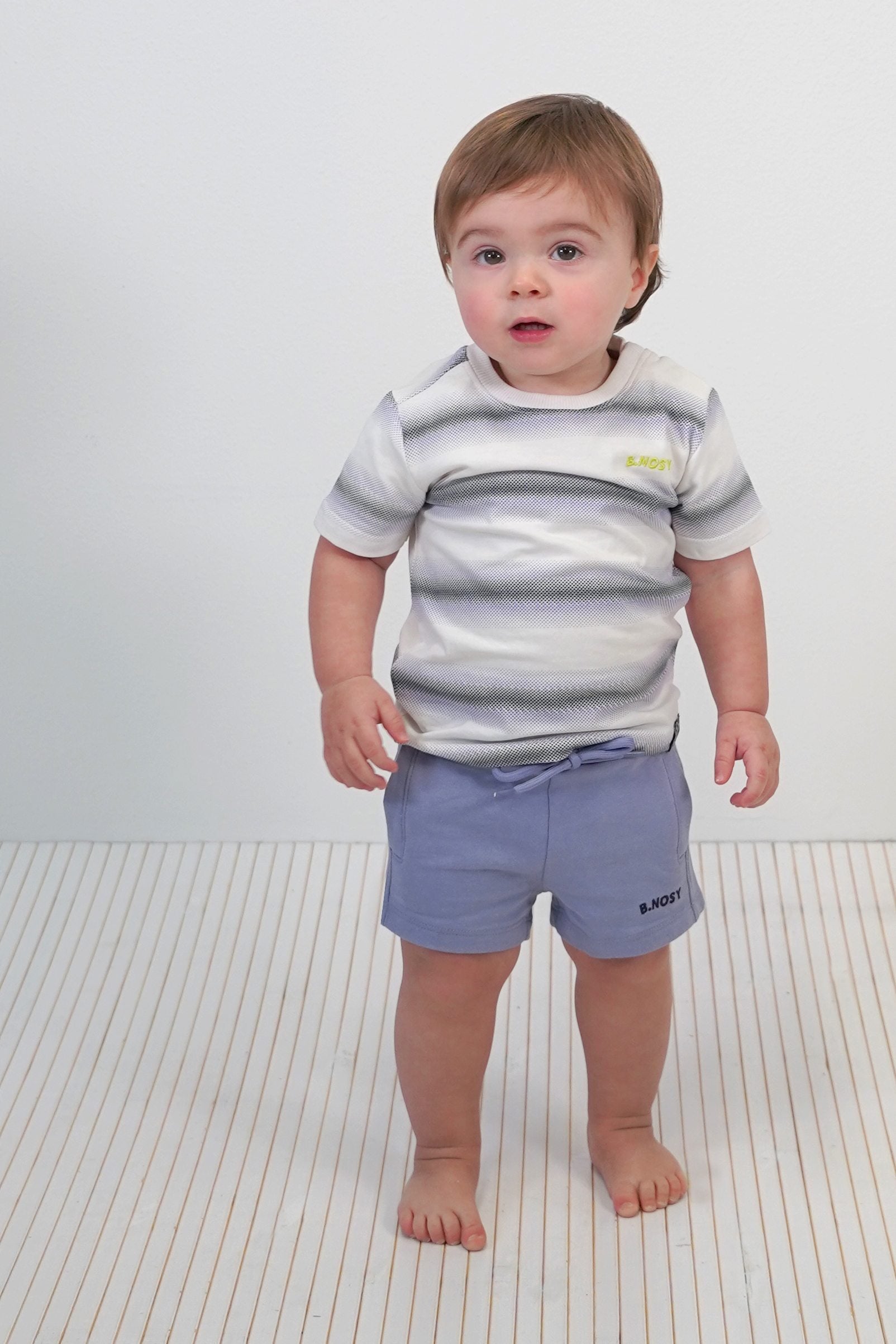 B.Nosy Mini's short Paul lichtblauw Surf