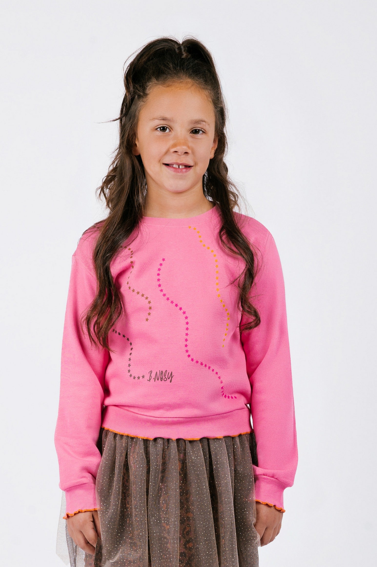 B.Nosy Sue Sweater Roze