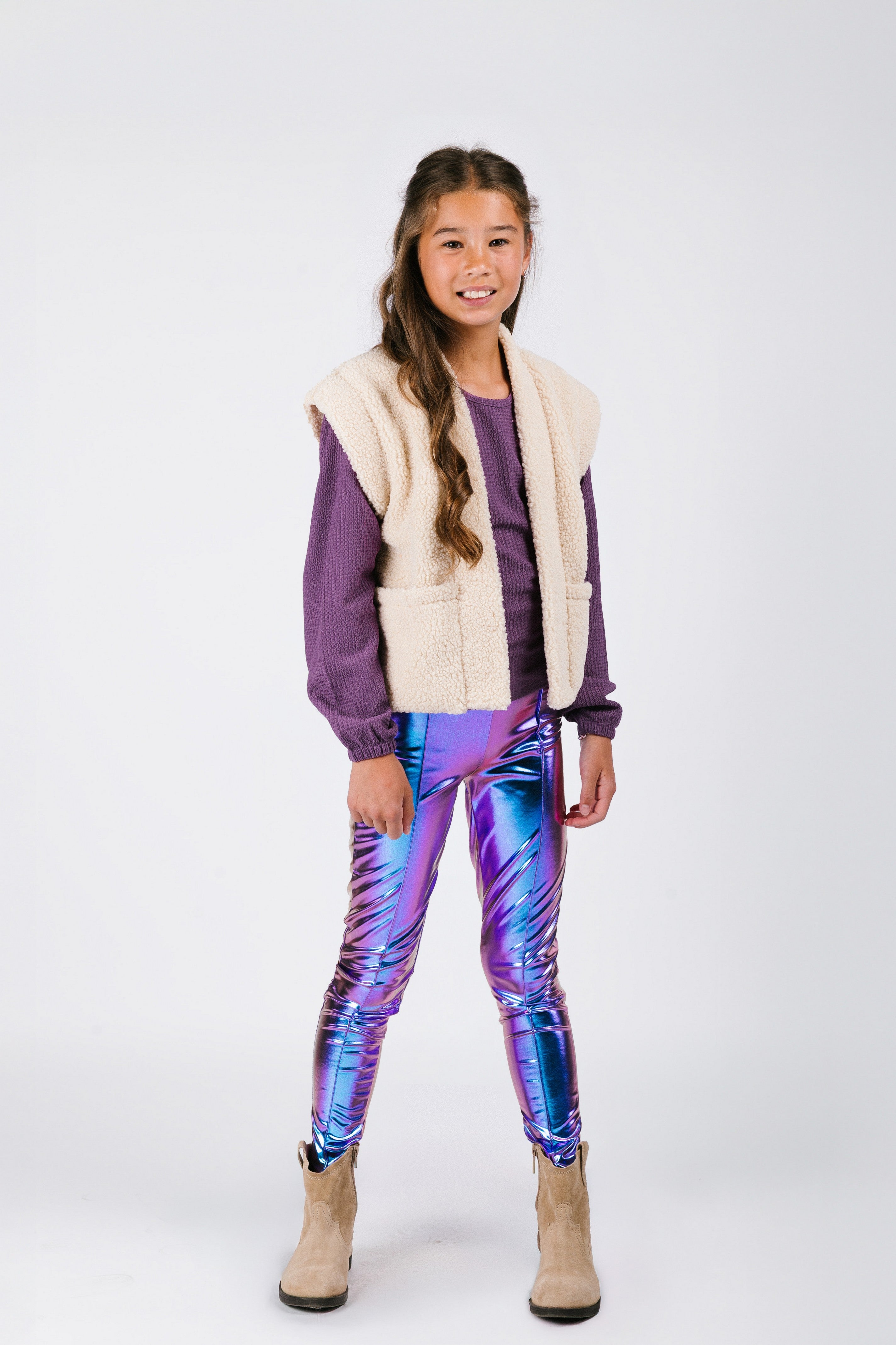 B.Nosy Teddy Top Paars