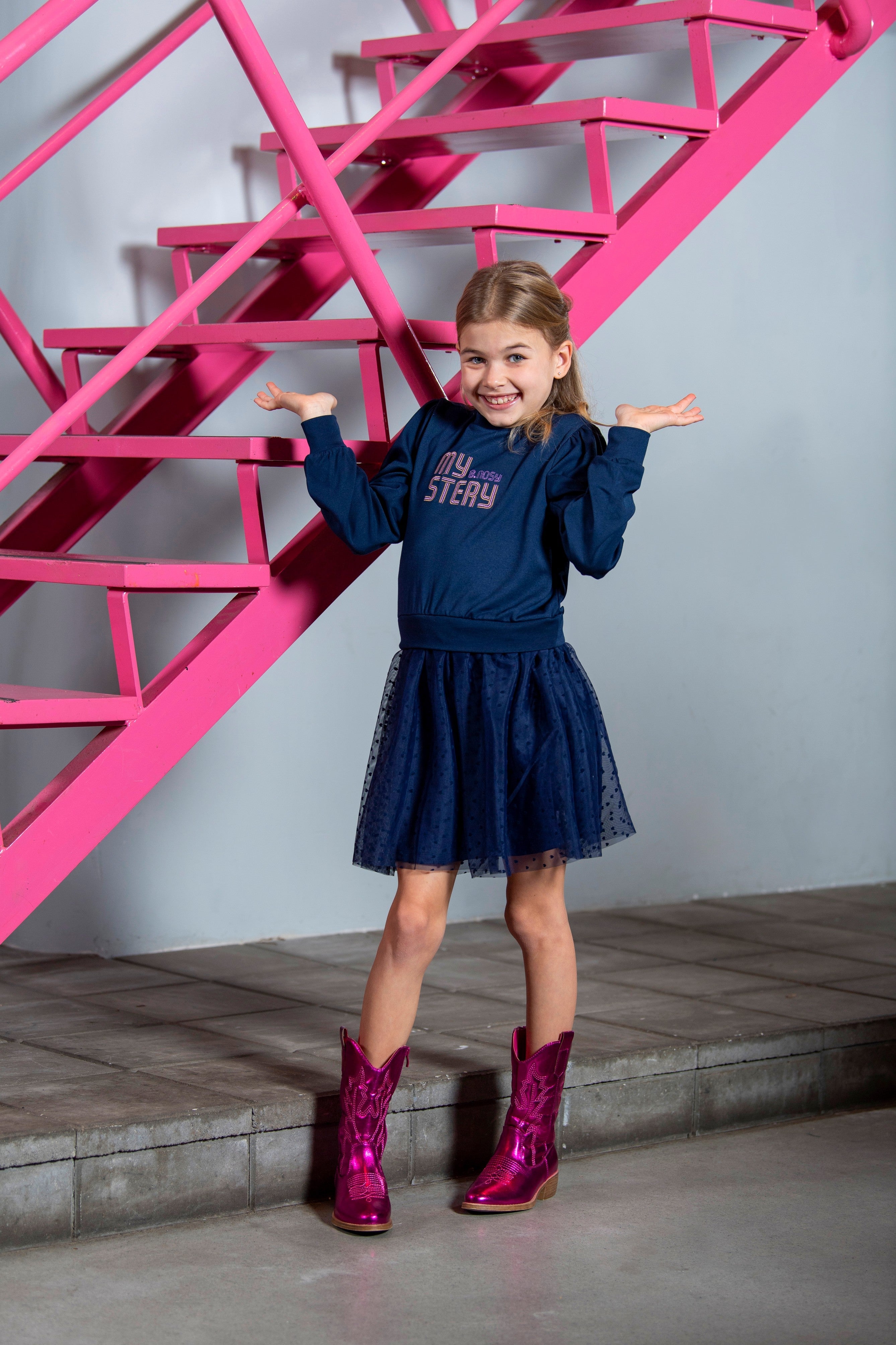 B.Nosy Dasha Jurk Blauw