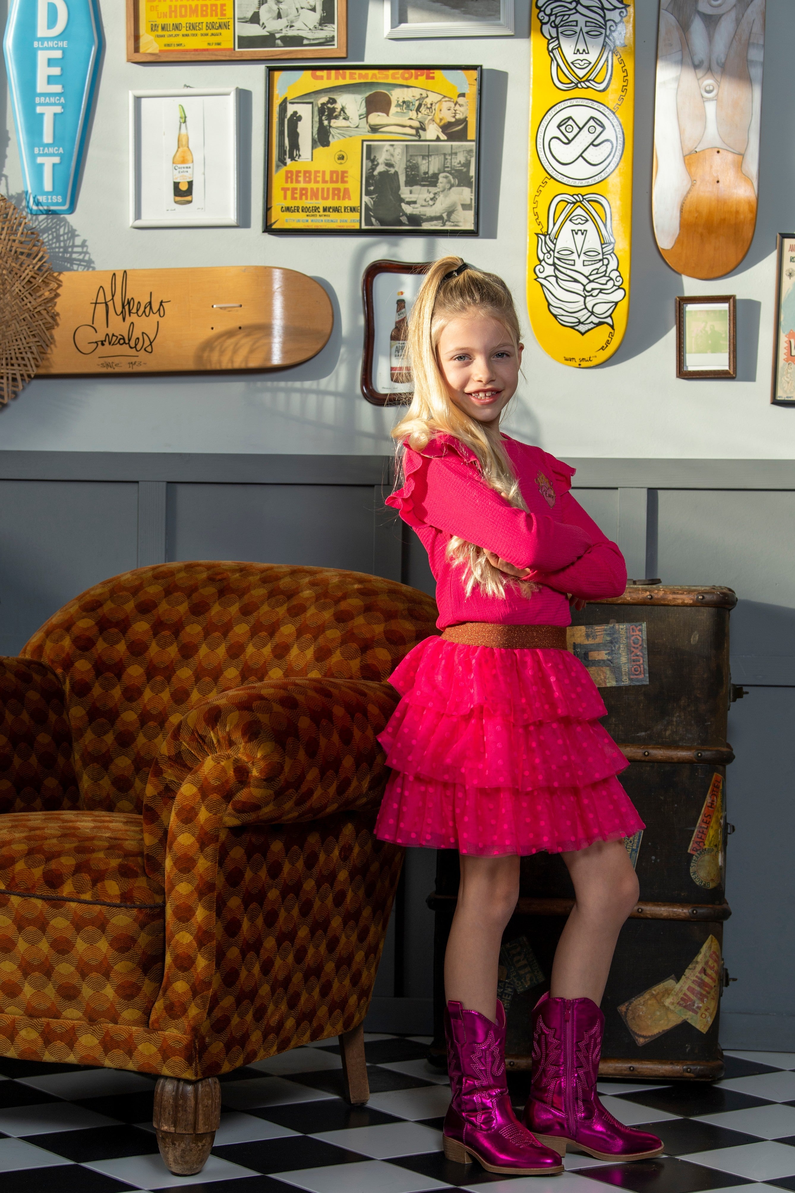 B.Nosy Dora Jurk Roze