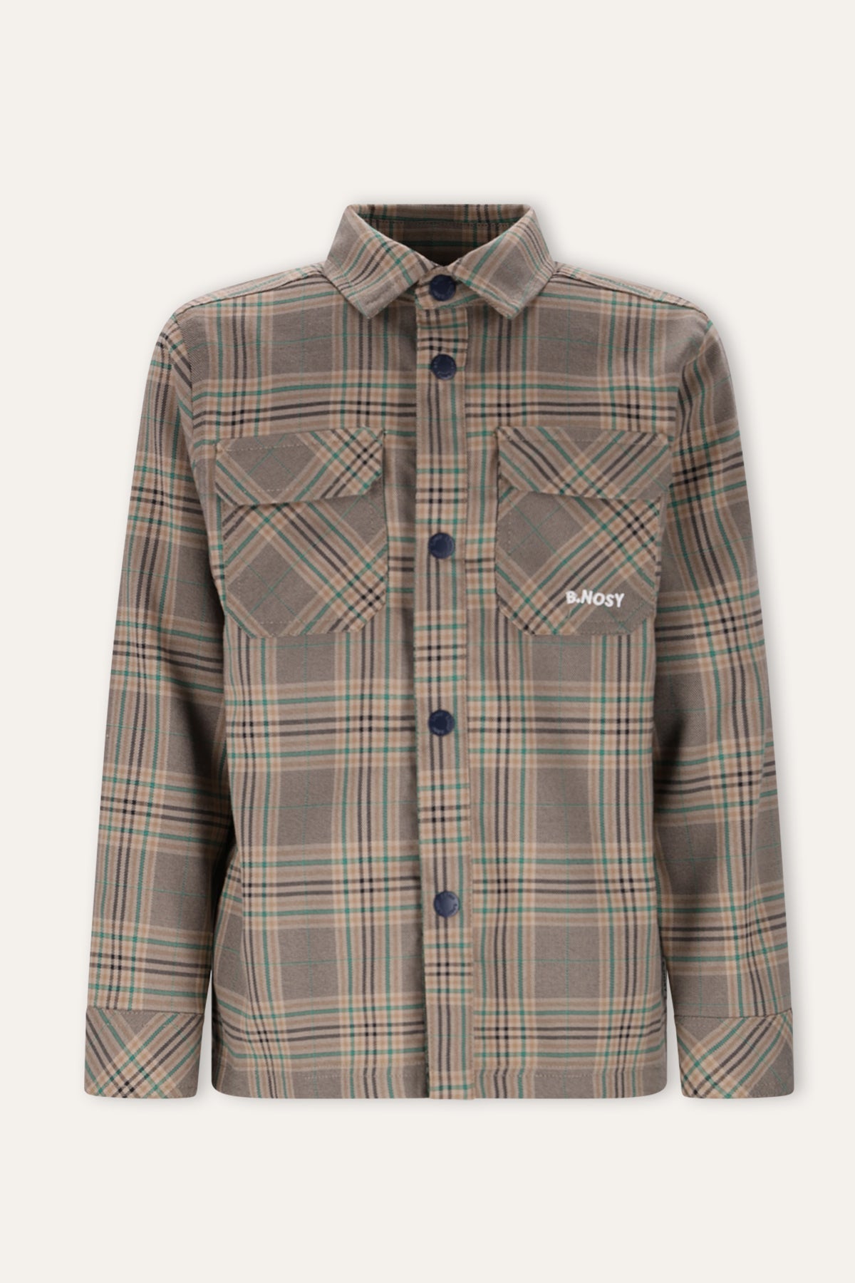 B.Nosy Bas Blouse Ruit Groen
