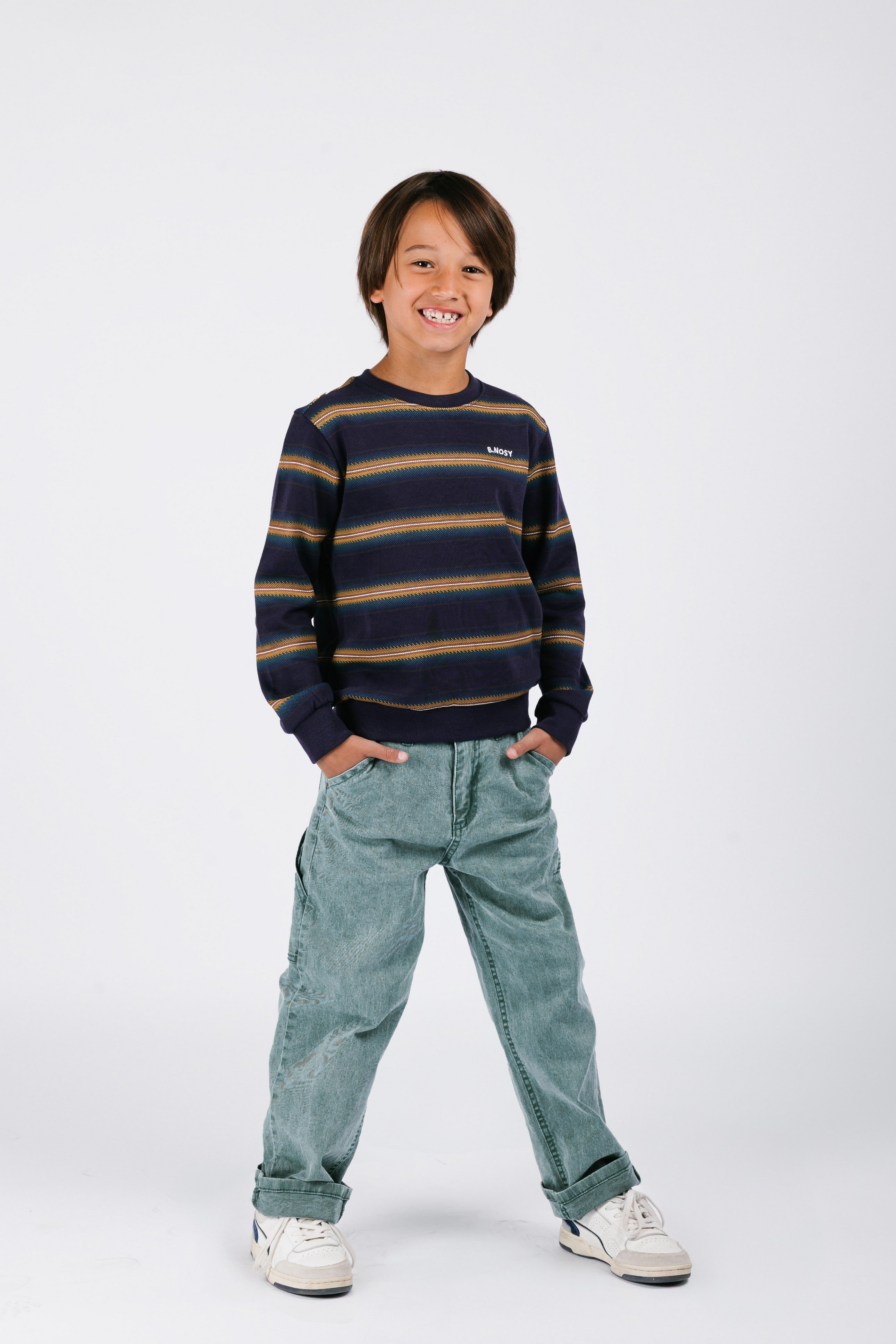 B.Nosy Scott Sweater Streep Blauw