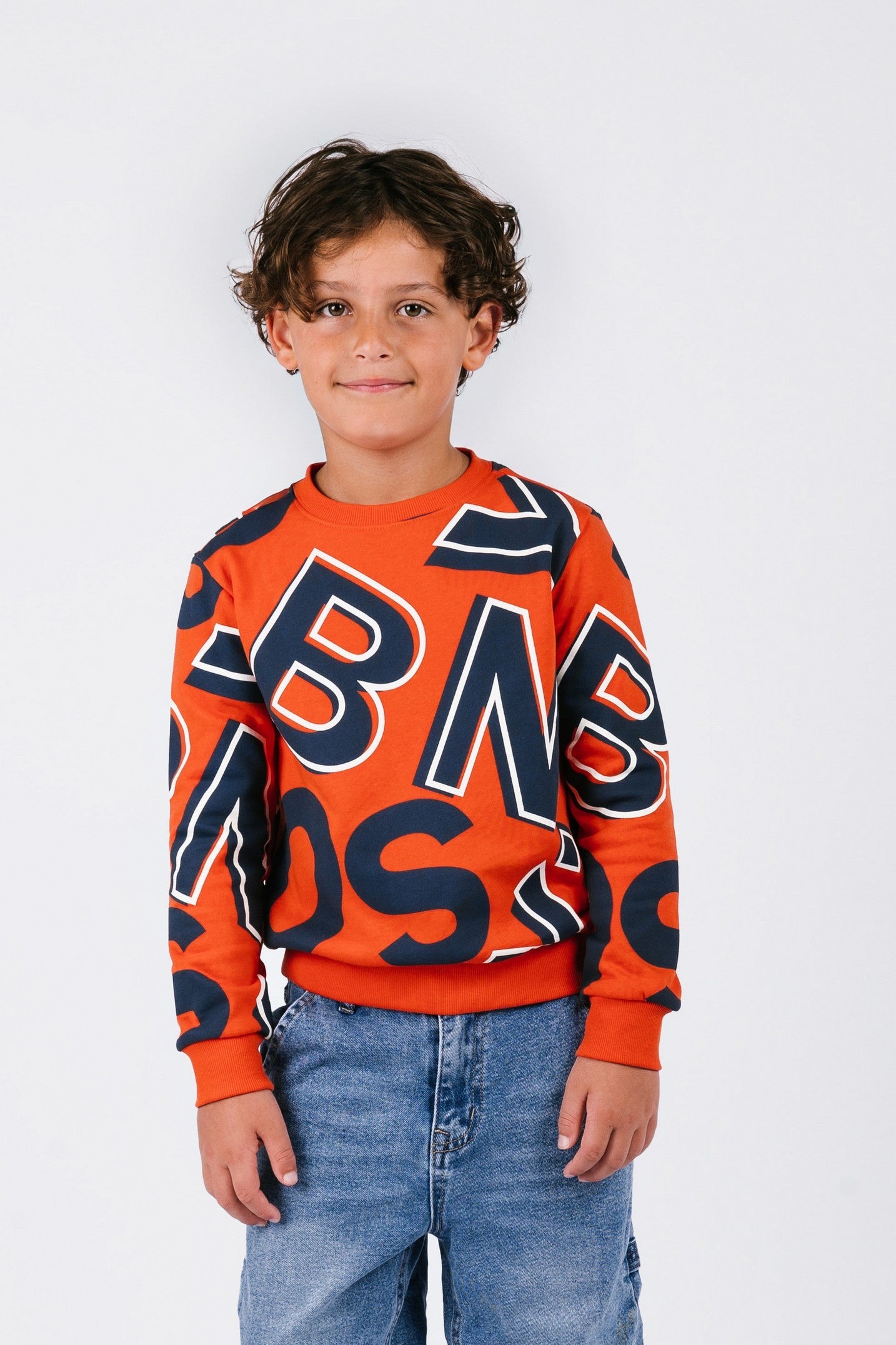 B.Nosy Scott Sweater Print Rood