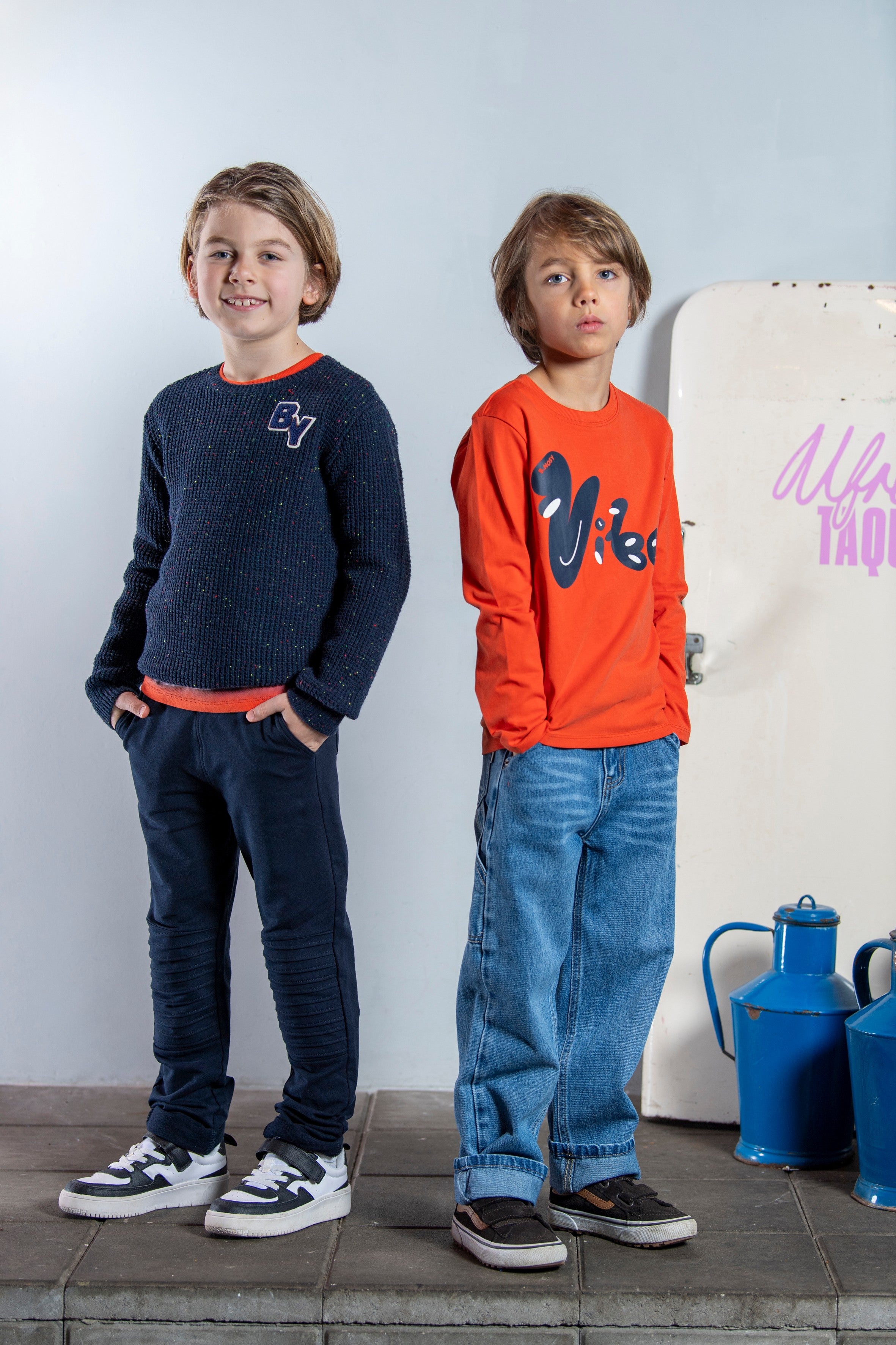 B.Nosy Trevor Long Sleeve Rood