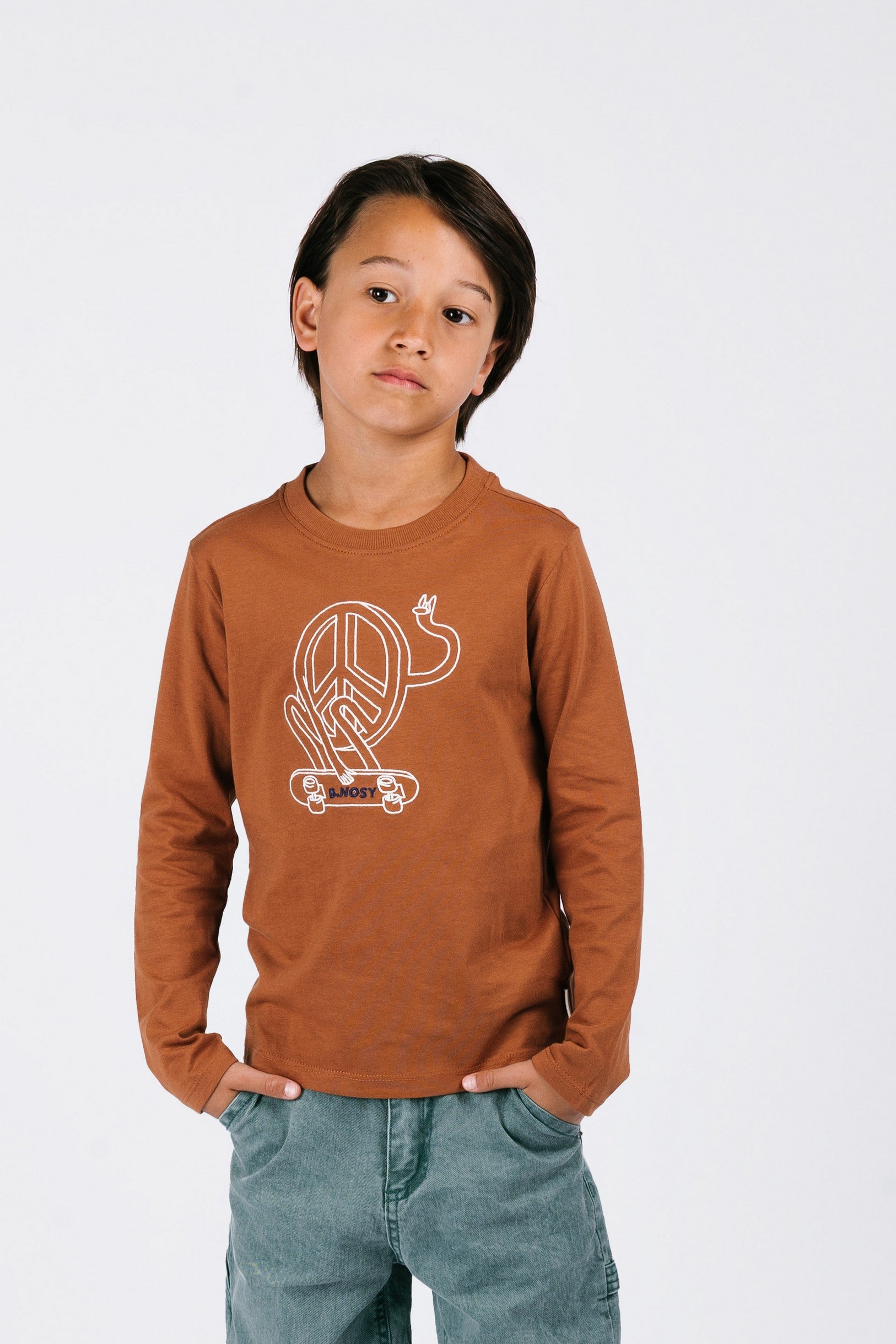 B.Nosy Trevor Long Sleeve Bruin