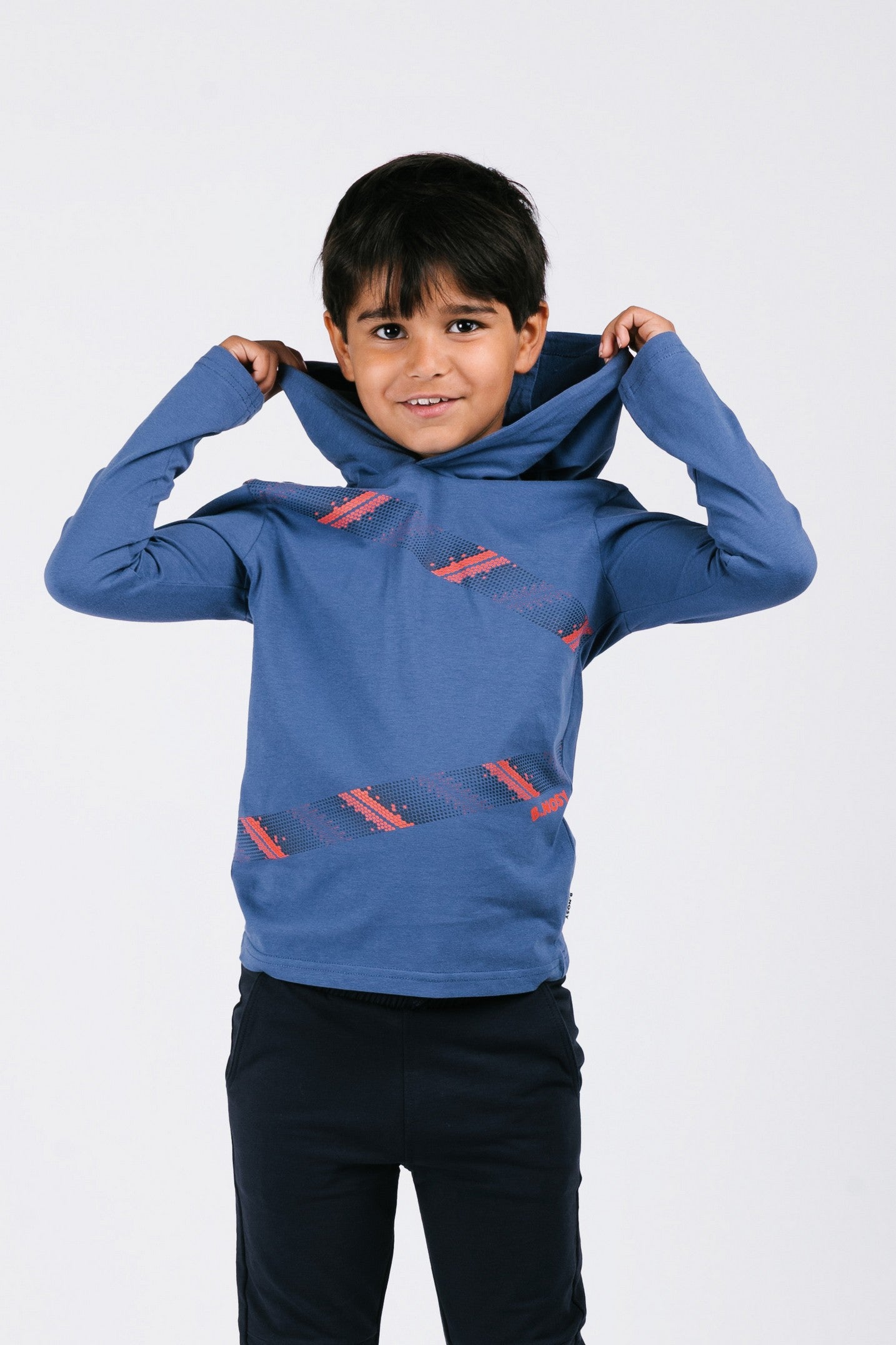 B.Nosy Ted Long Sleeve Blauw