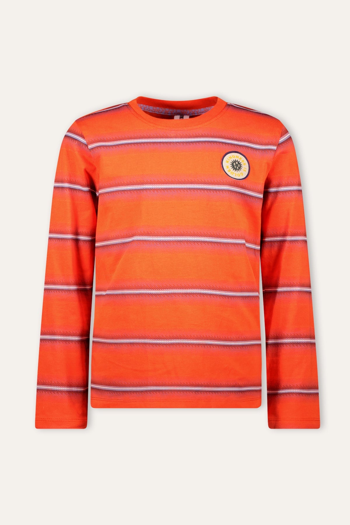B.Nosy Tobias Long Sleeve Streep Rood