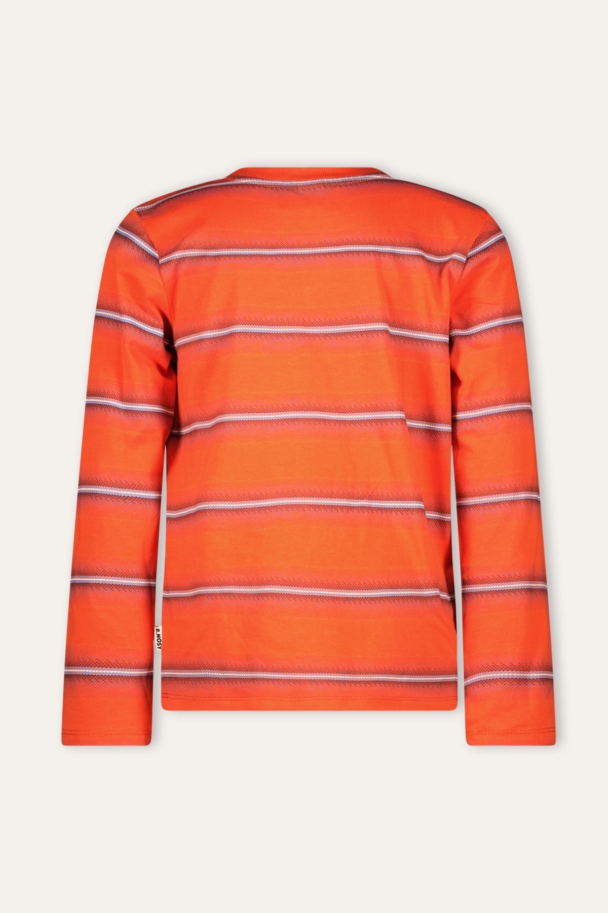 B.Nosy Tobias Long Sleeve Streep Rood