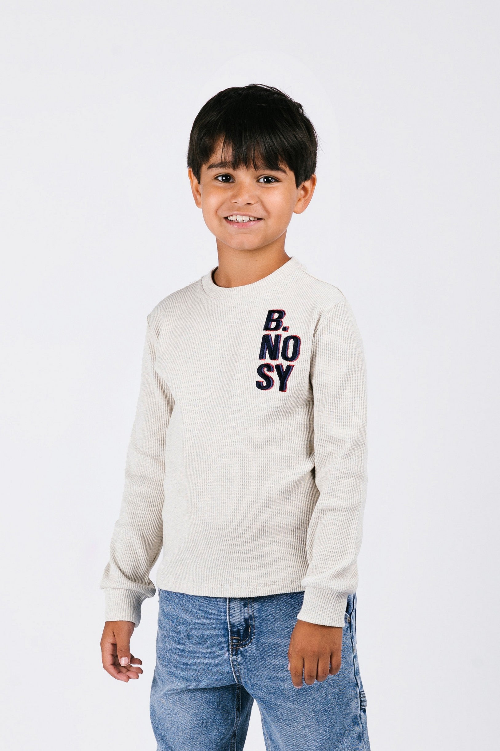 B.Nosy Thomas Long Sleeve Ecru