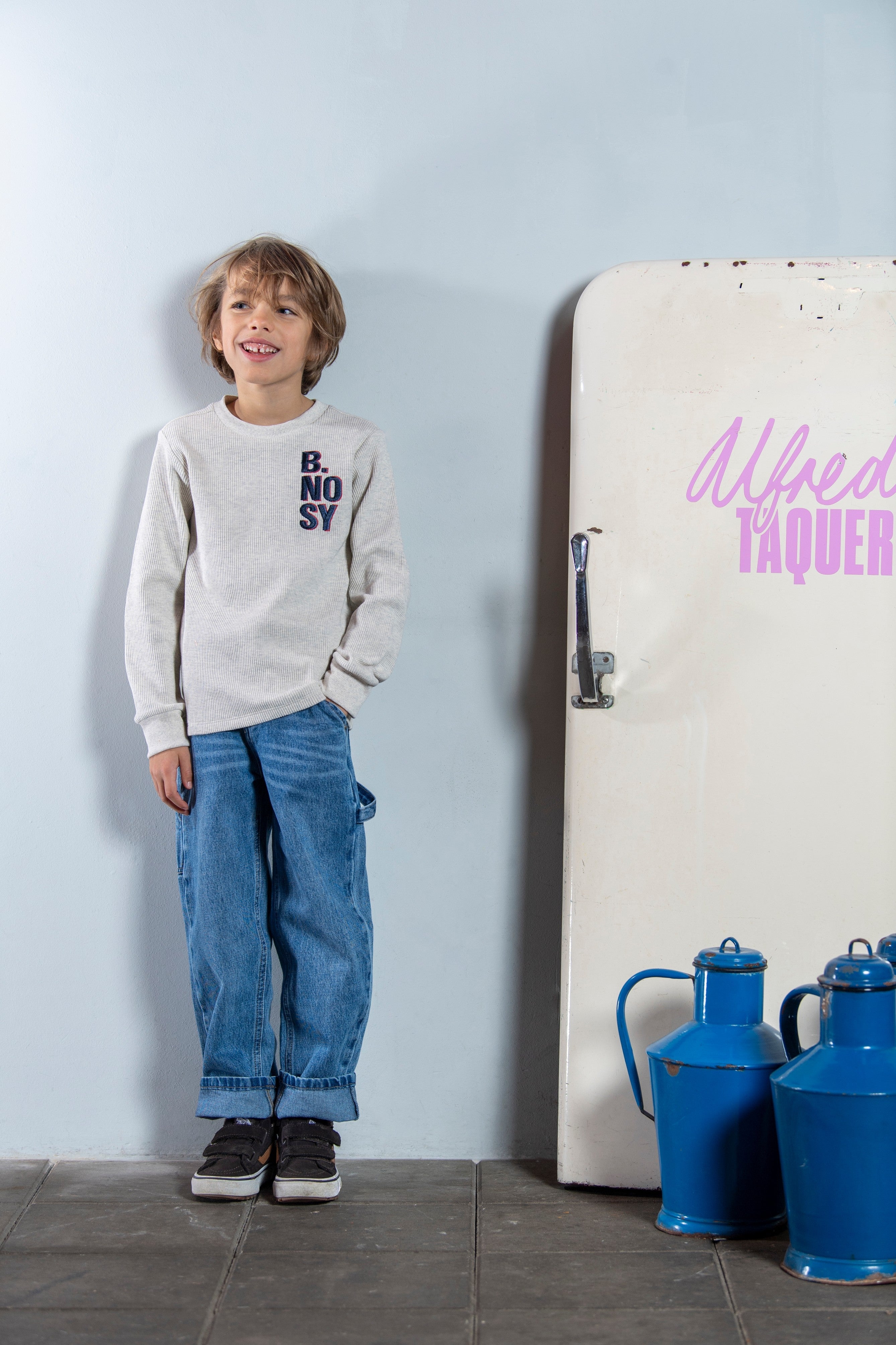 B.Nosy Thomas Long Sleeve Ecru