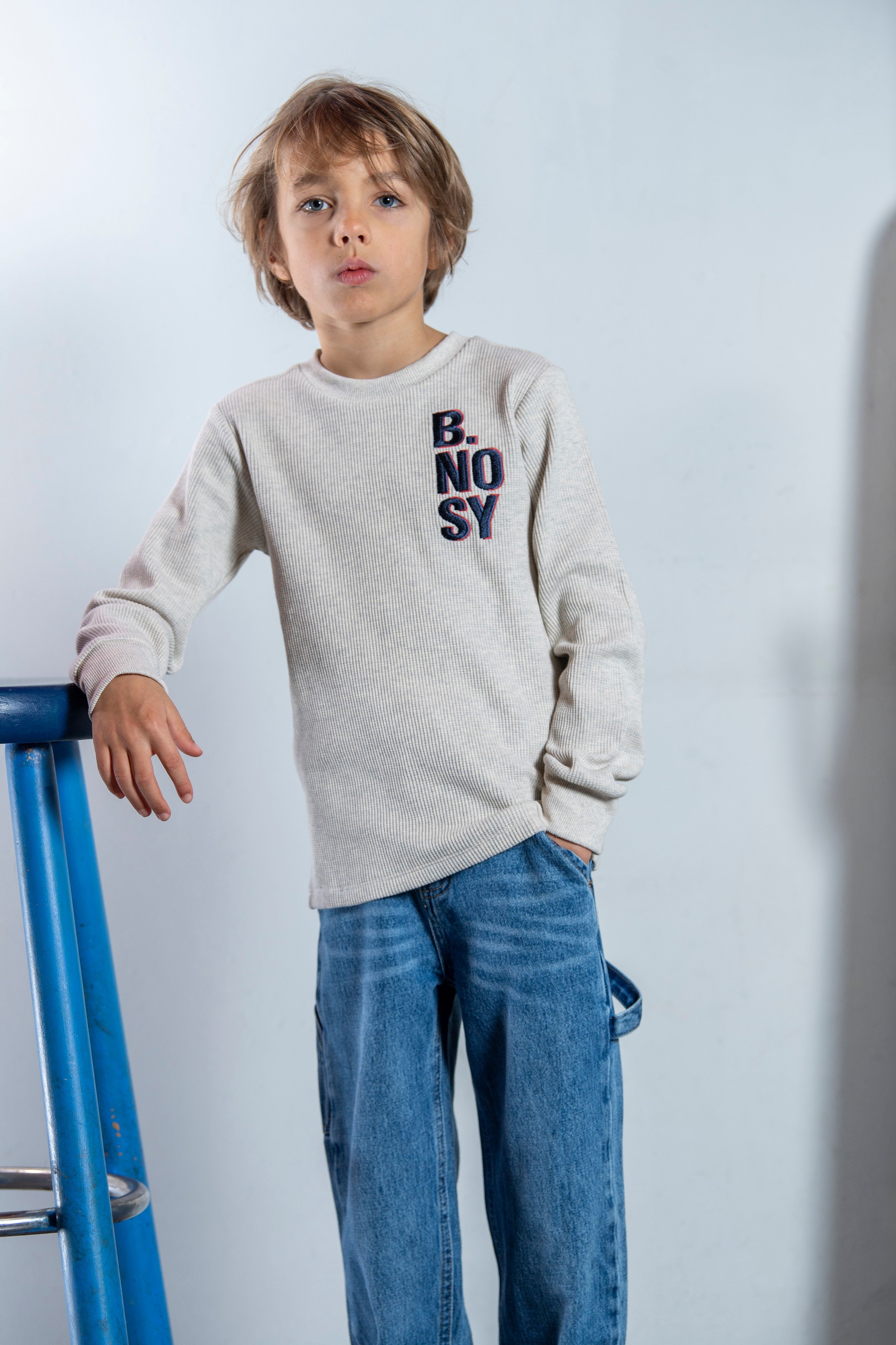 B.Nosy Thomas Long Sleeve Ecru